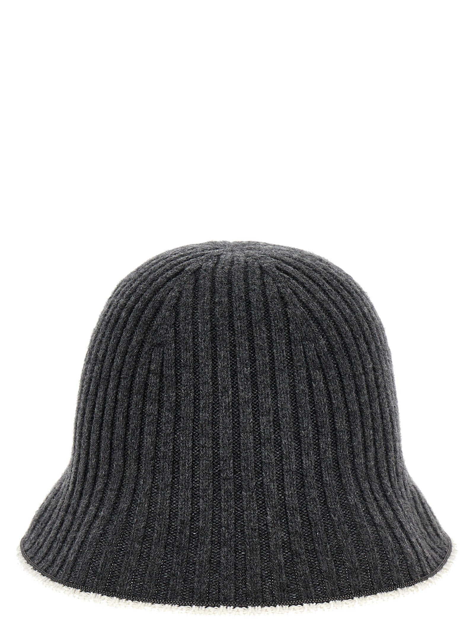 Brunello Cucinelli Ribbed Knit Bucket Hat