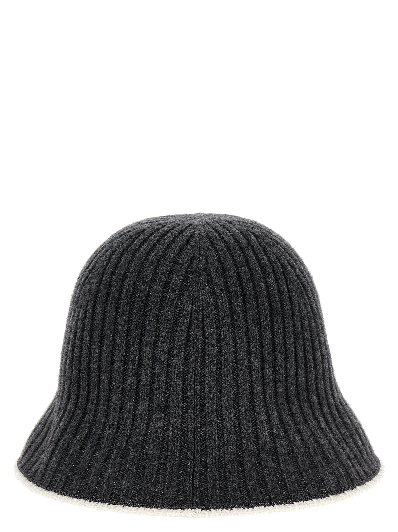 Brunello Cucinelli Ribbed Knit Bucket Hat