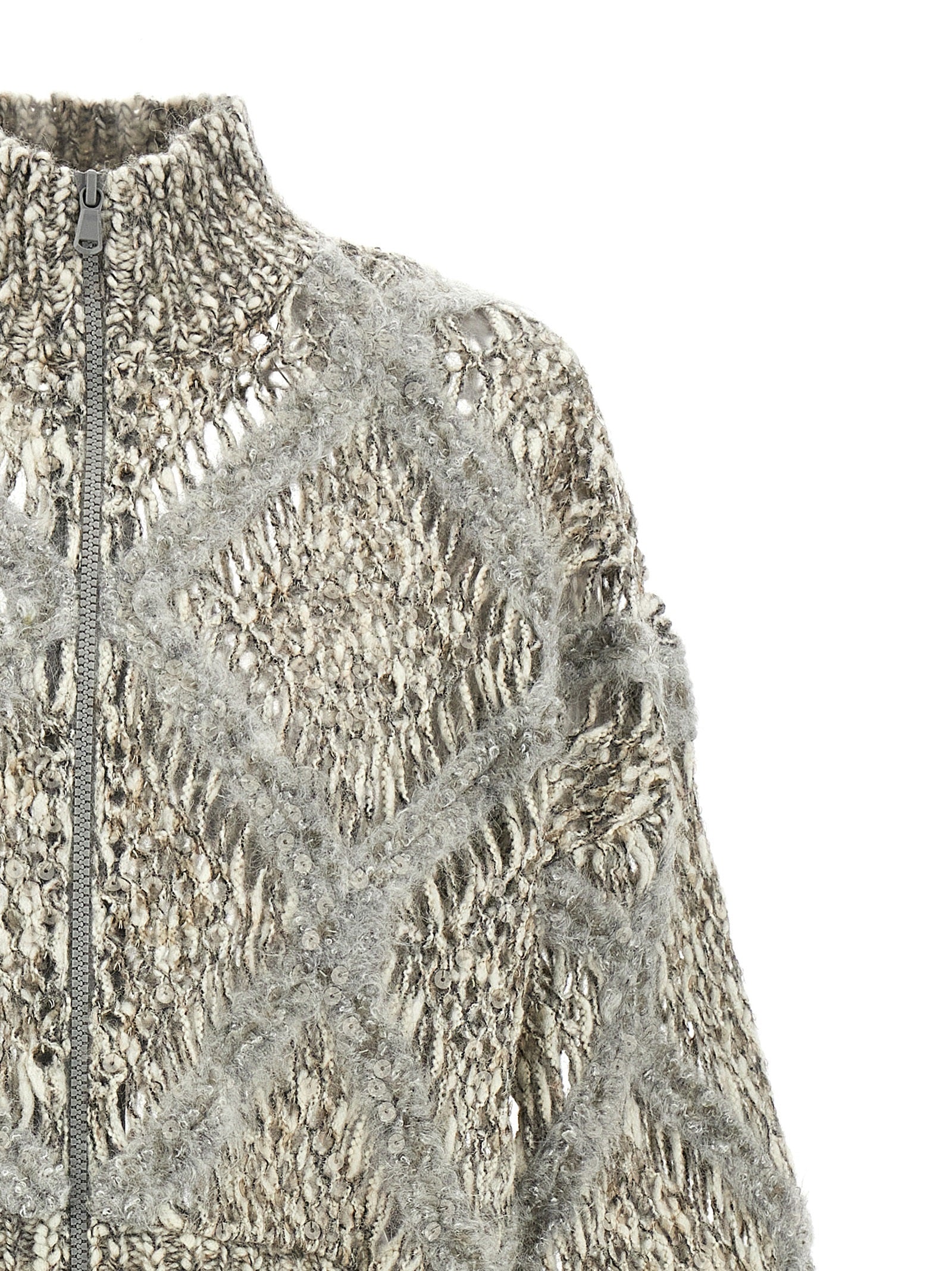 Brunello Cucinelli Sequin Cropped Cardigan