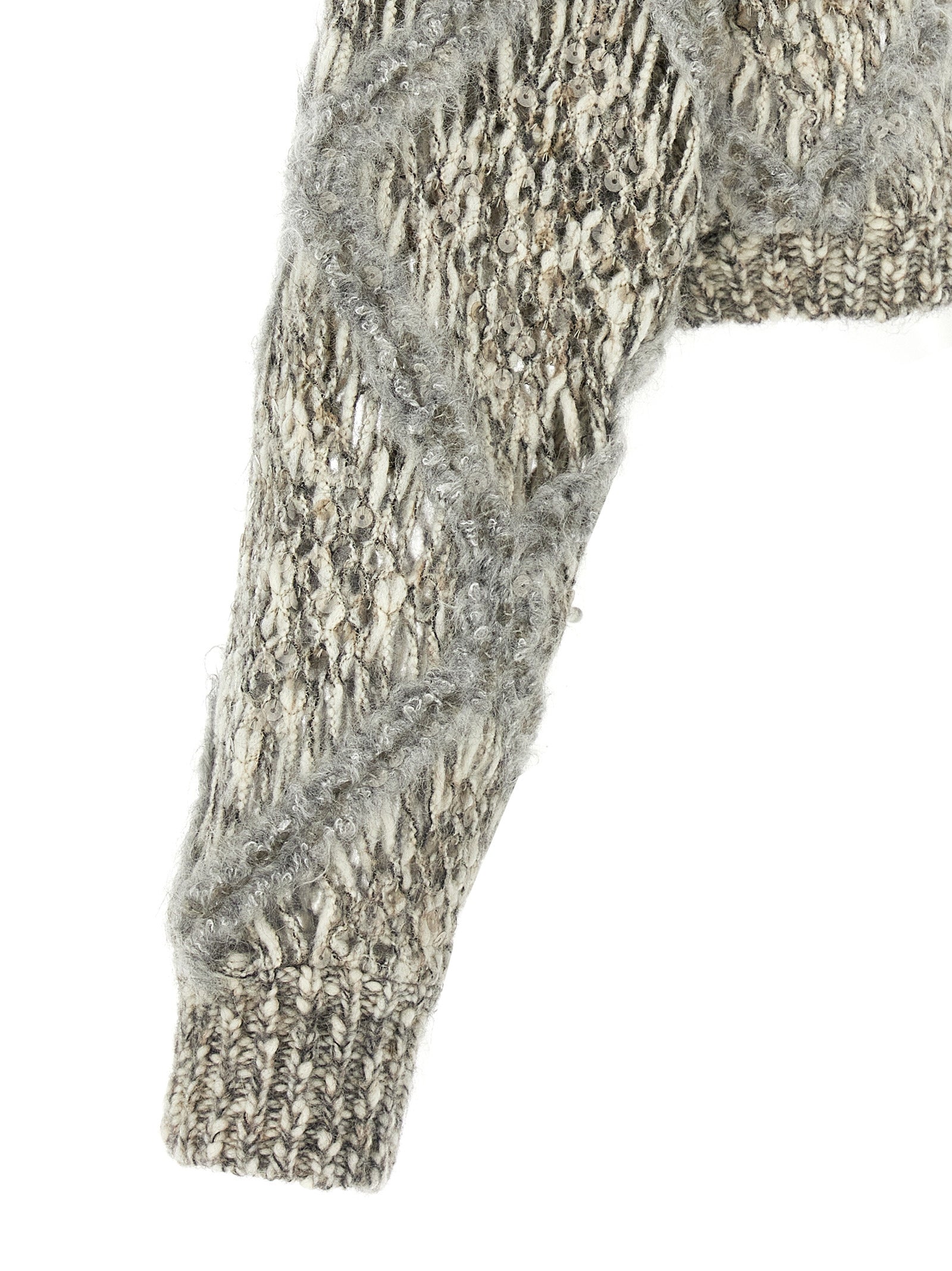 Brunello Cucinelli Sequin Cropped Cardigan