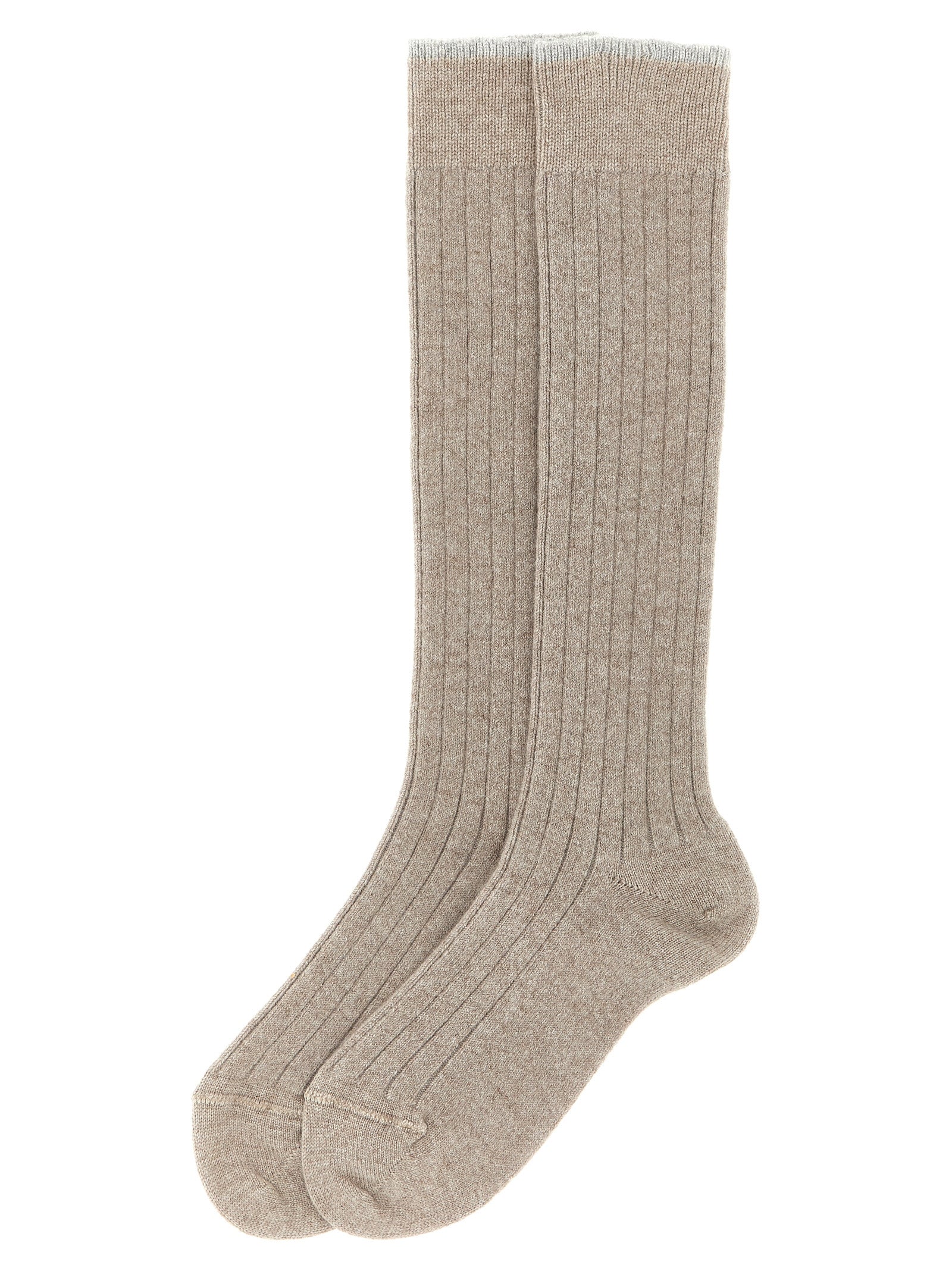 Brunello Cucinelli Ribbed Cashmere Socks