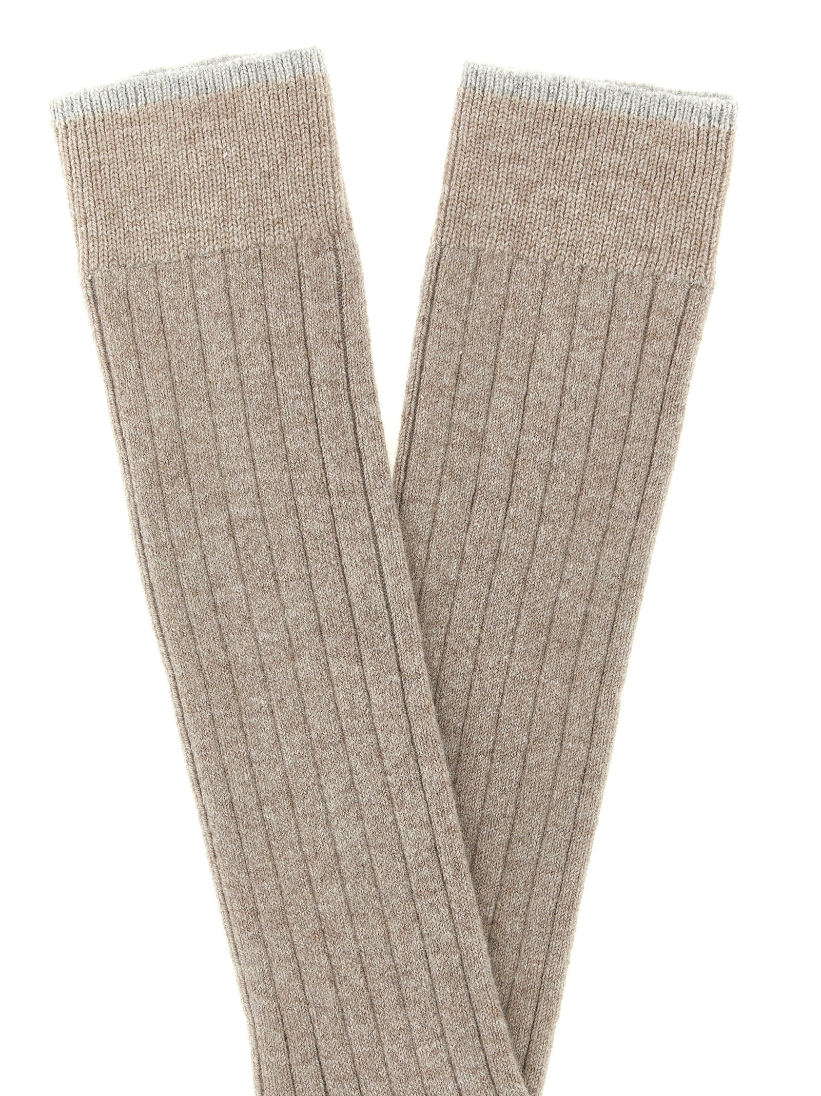 Brunello Cucinelli Ribbed Cashmere Socks