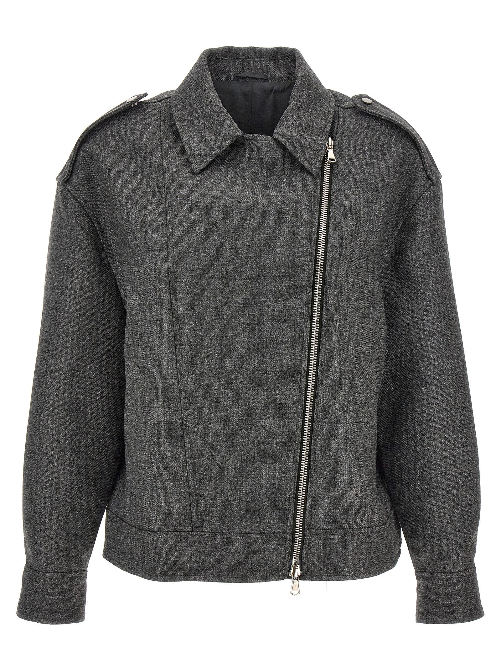 Brunello Cucinelli Wool Biker Jacker