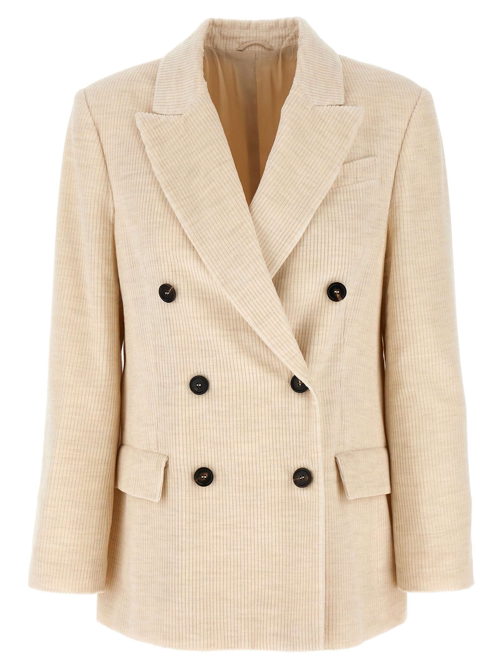 Brunello Cucinelli Ribbed Velvet Blazer