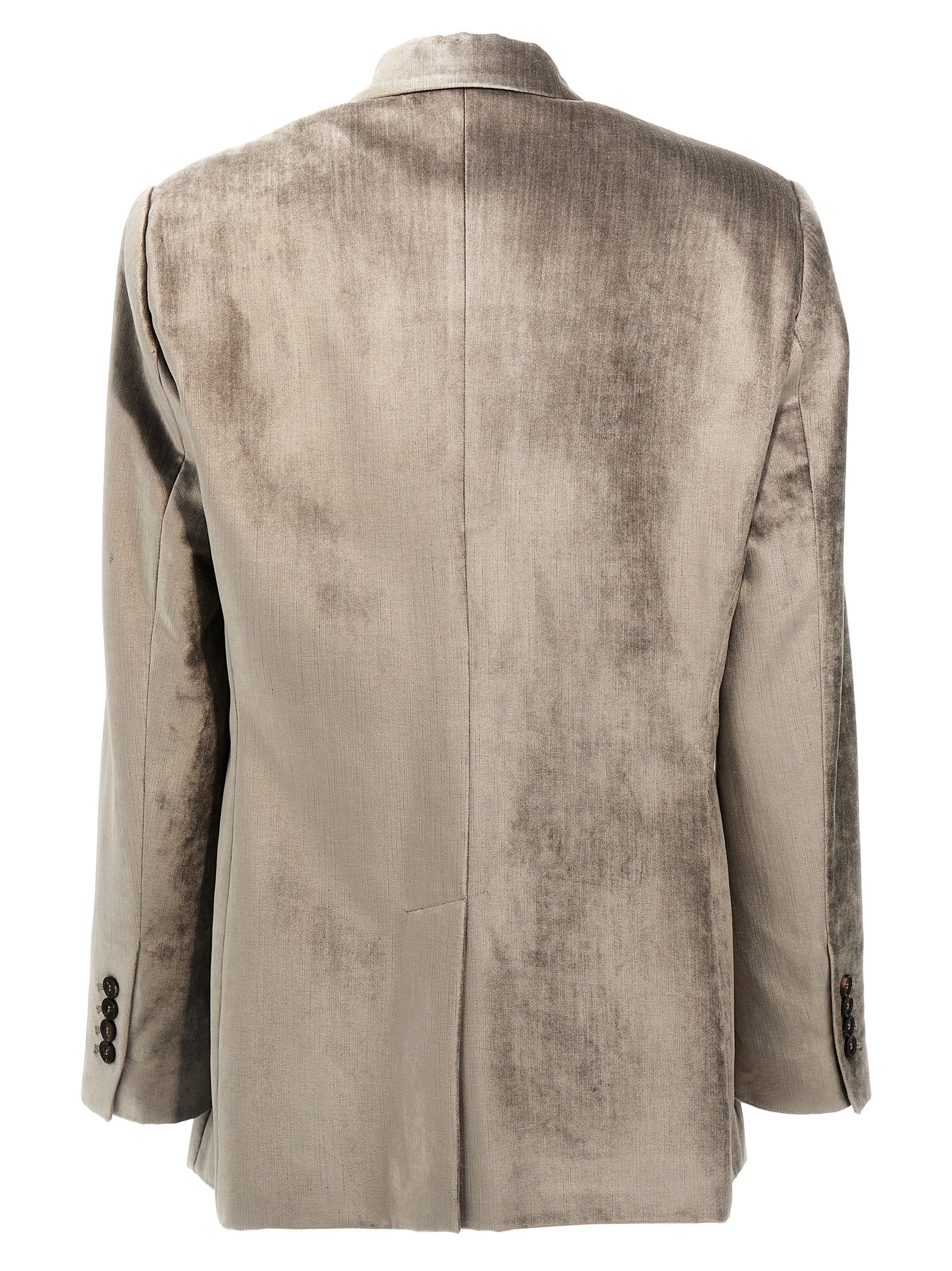 Brunello Cucinelli Single-Breasted Chenille Blazer