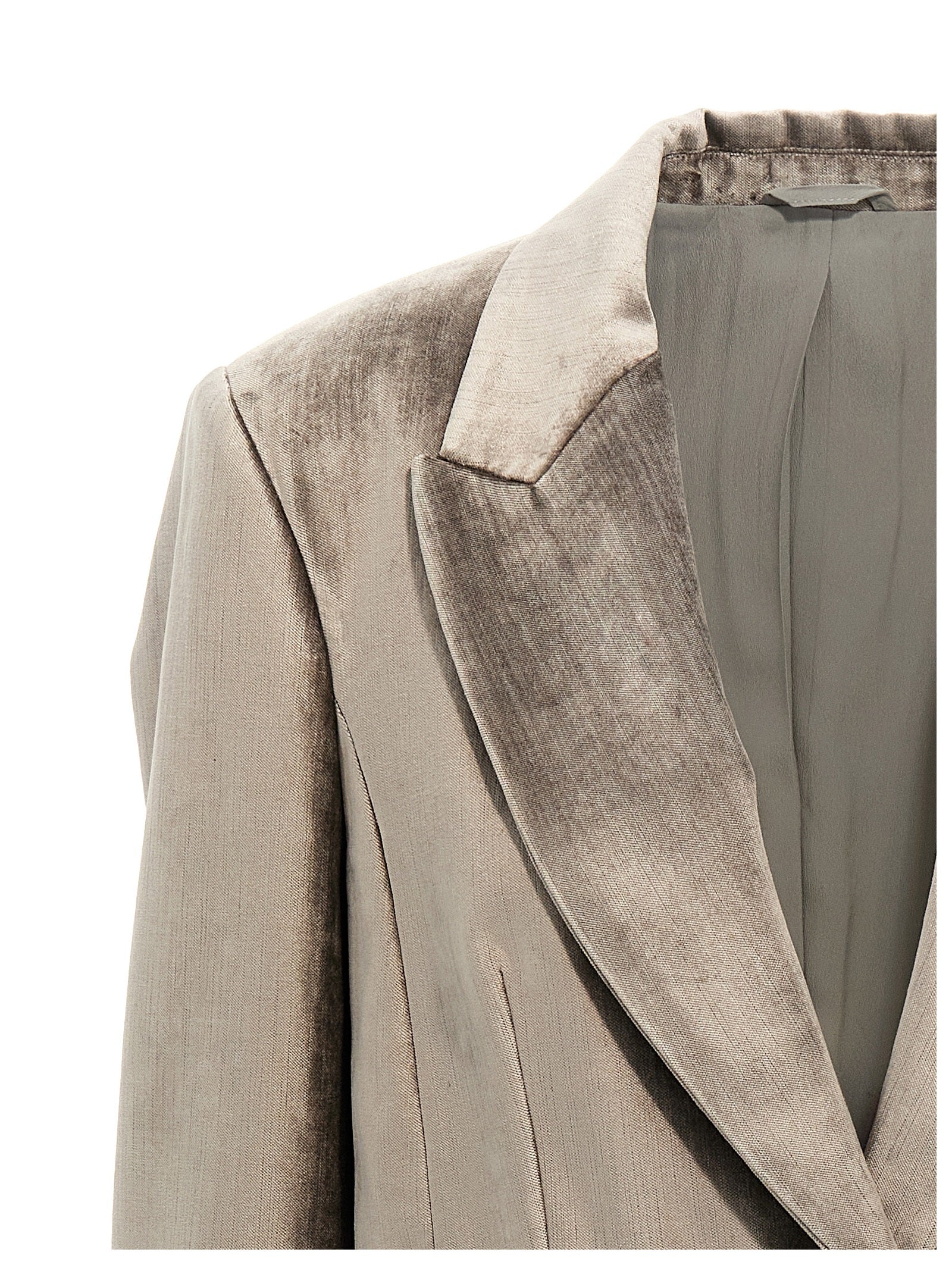 Brunello Cucinelli Single-Breasted Chenille Blazer