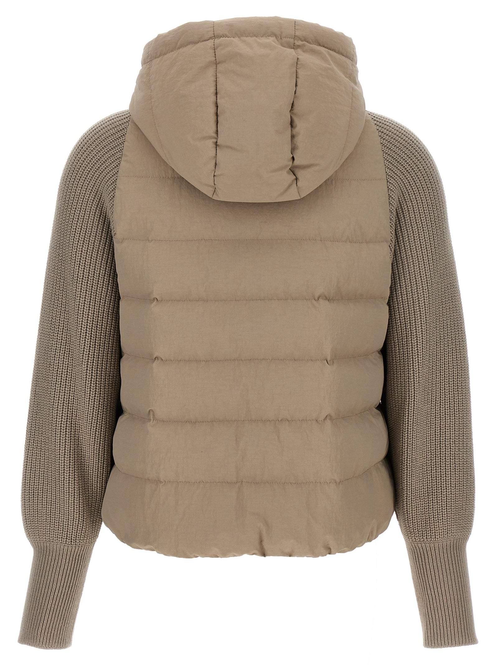Brunello Cucinelli Two-Material Puffer Jacket