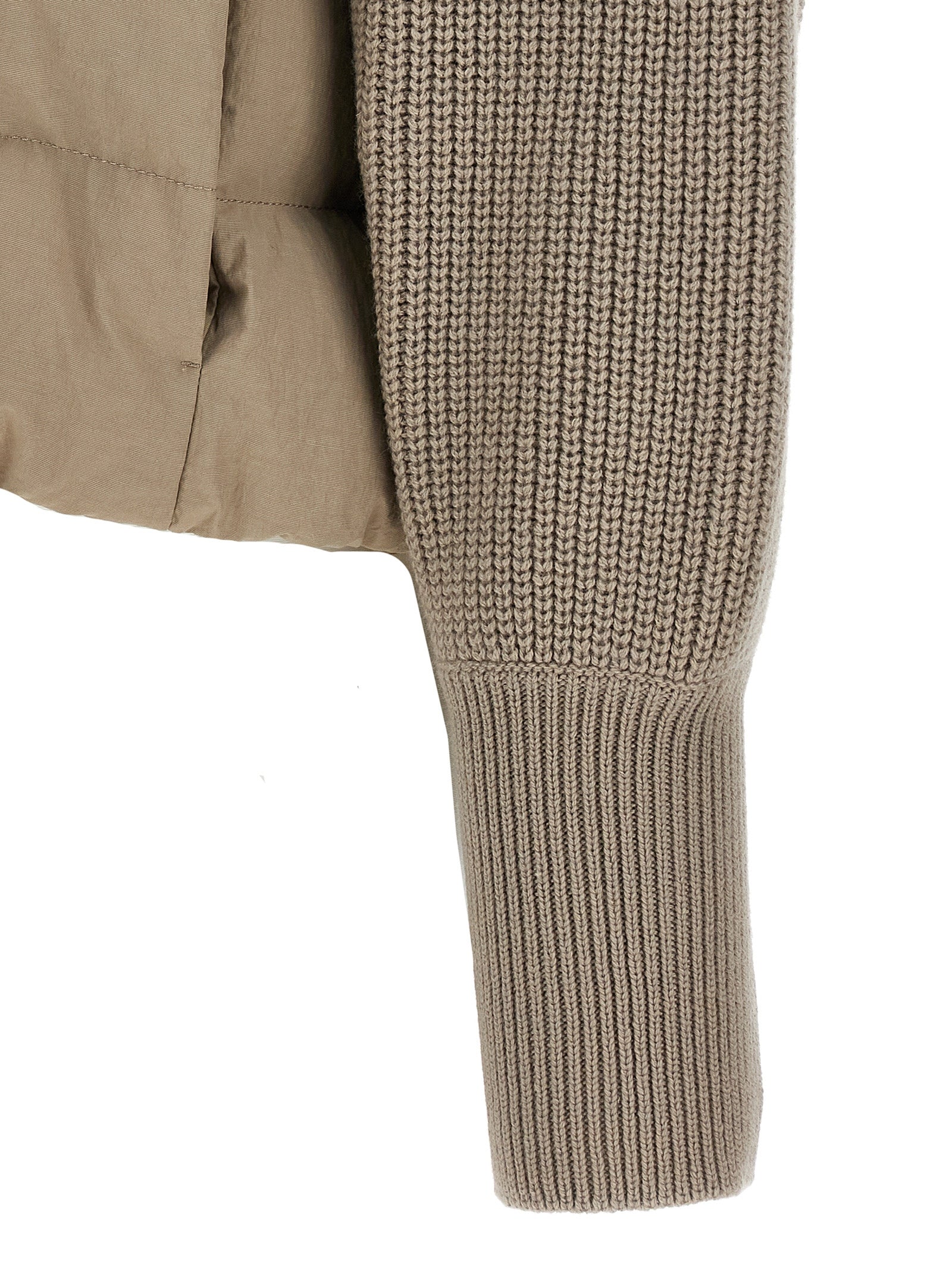 Brunello Cucinelli Two-Material Puffer Jacket