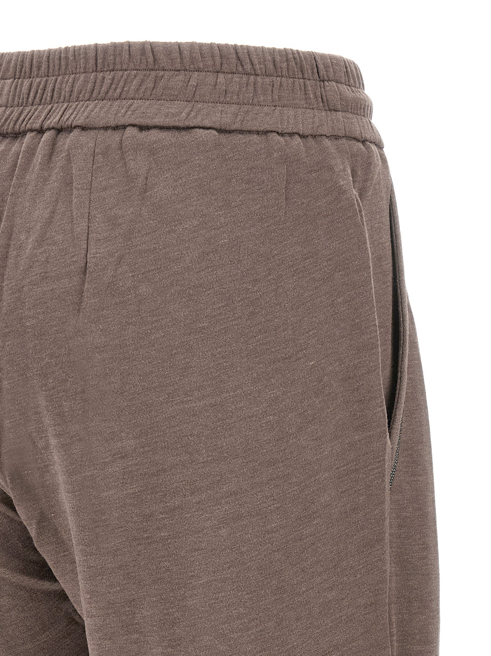 Brunello Cucinelli 'Shiny Pocket Detail' Joggers