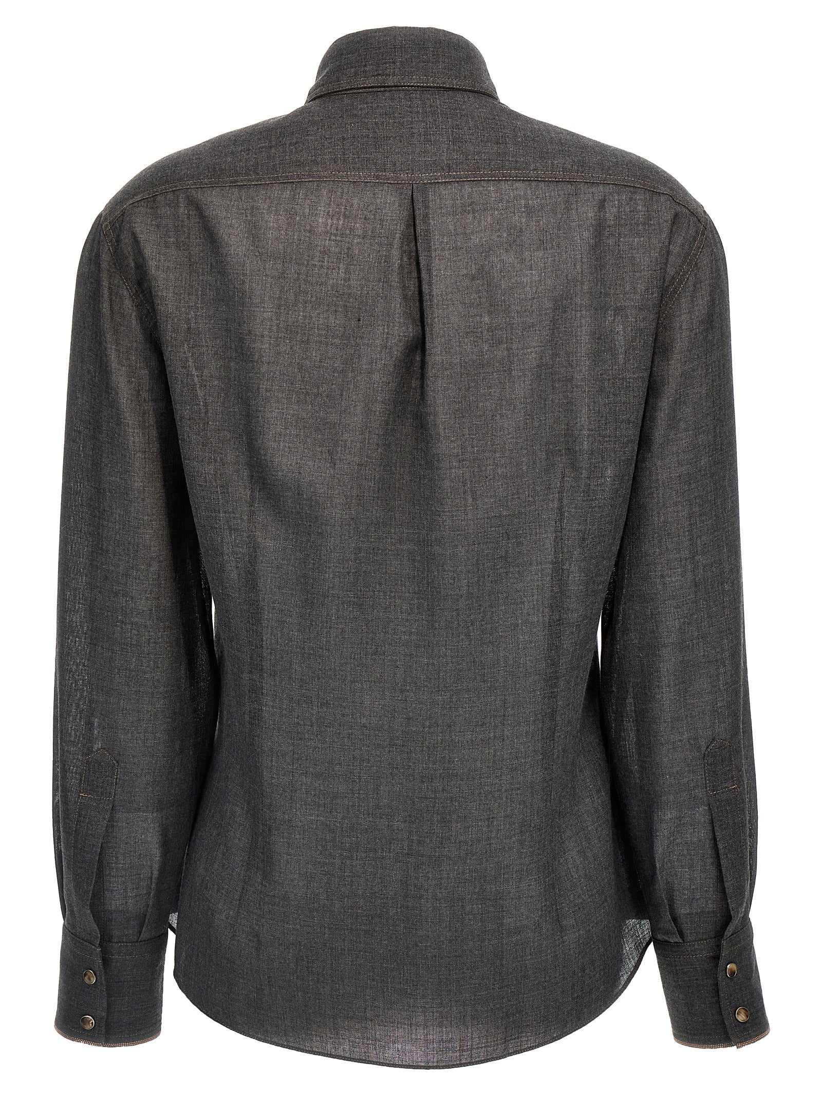 Brunello Cucinelli 'Shiny Cuffs' Shirt