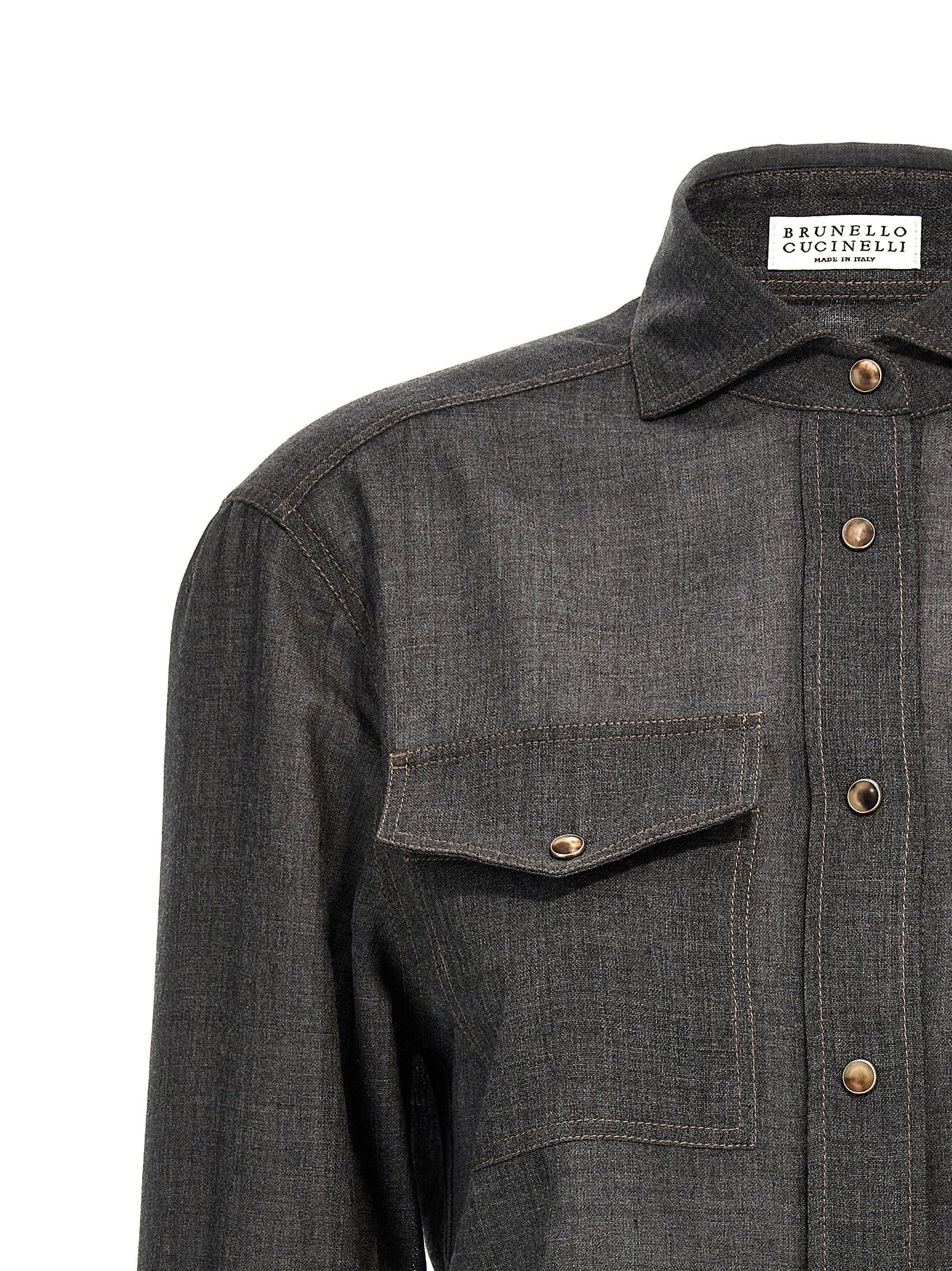 Brunello Cucinelli 'Shiny Cuffs' Shirt