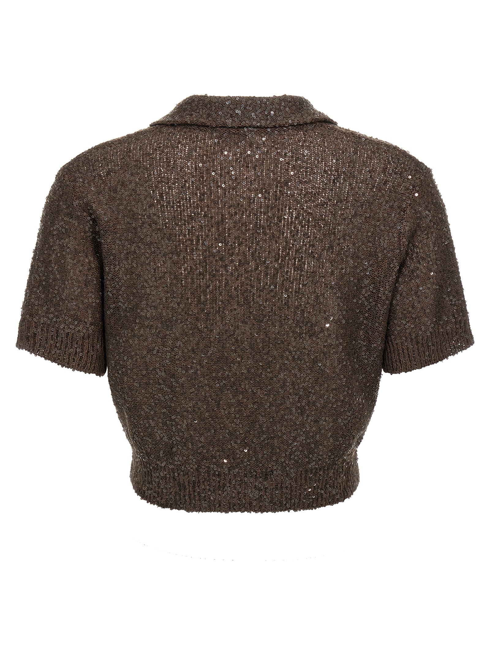 Brunello Cucinelli Sequin Polo Shirt