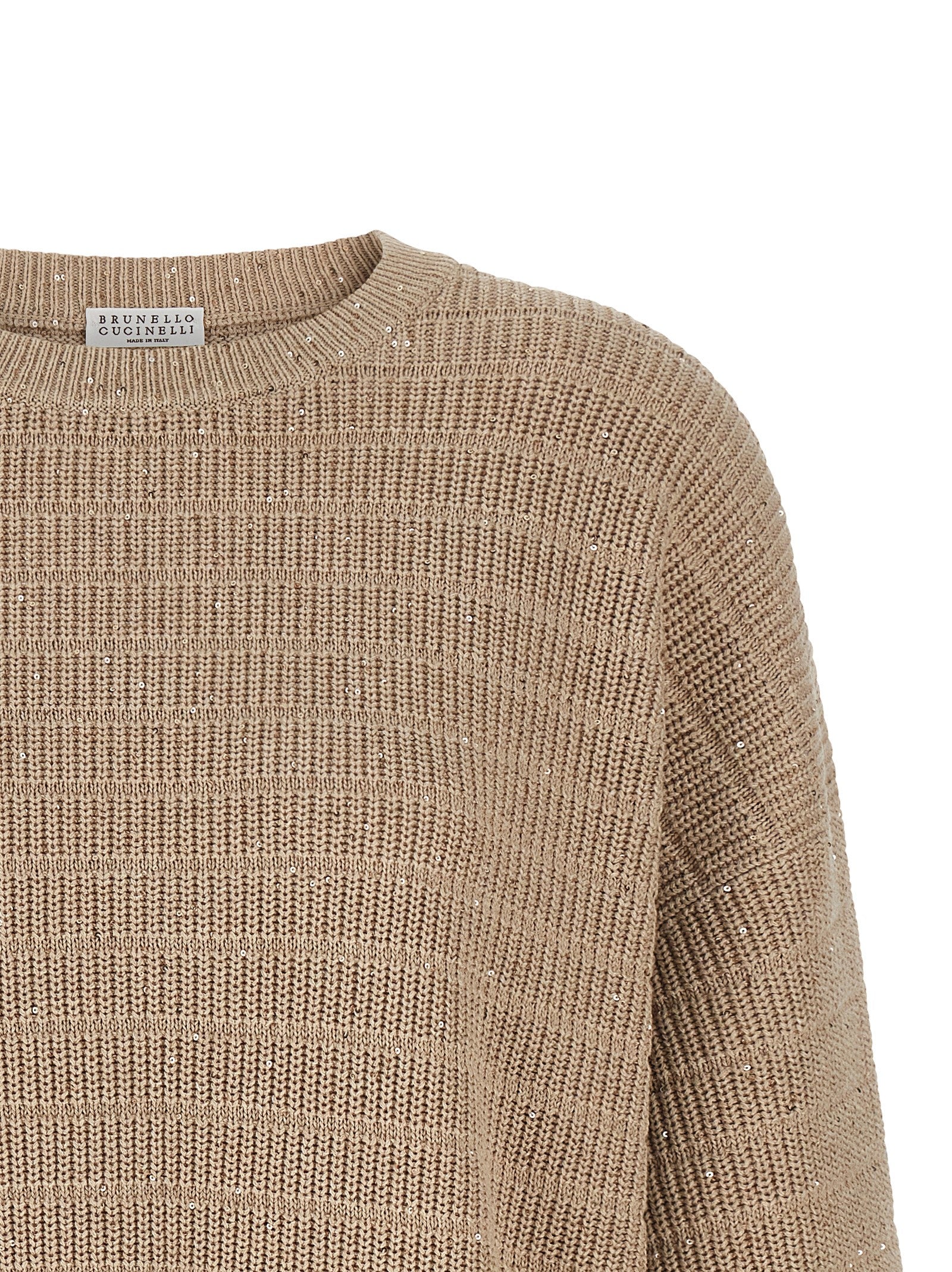 Brunello Cucinelli Diamond Cotton Sweater