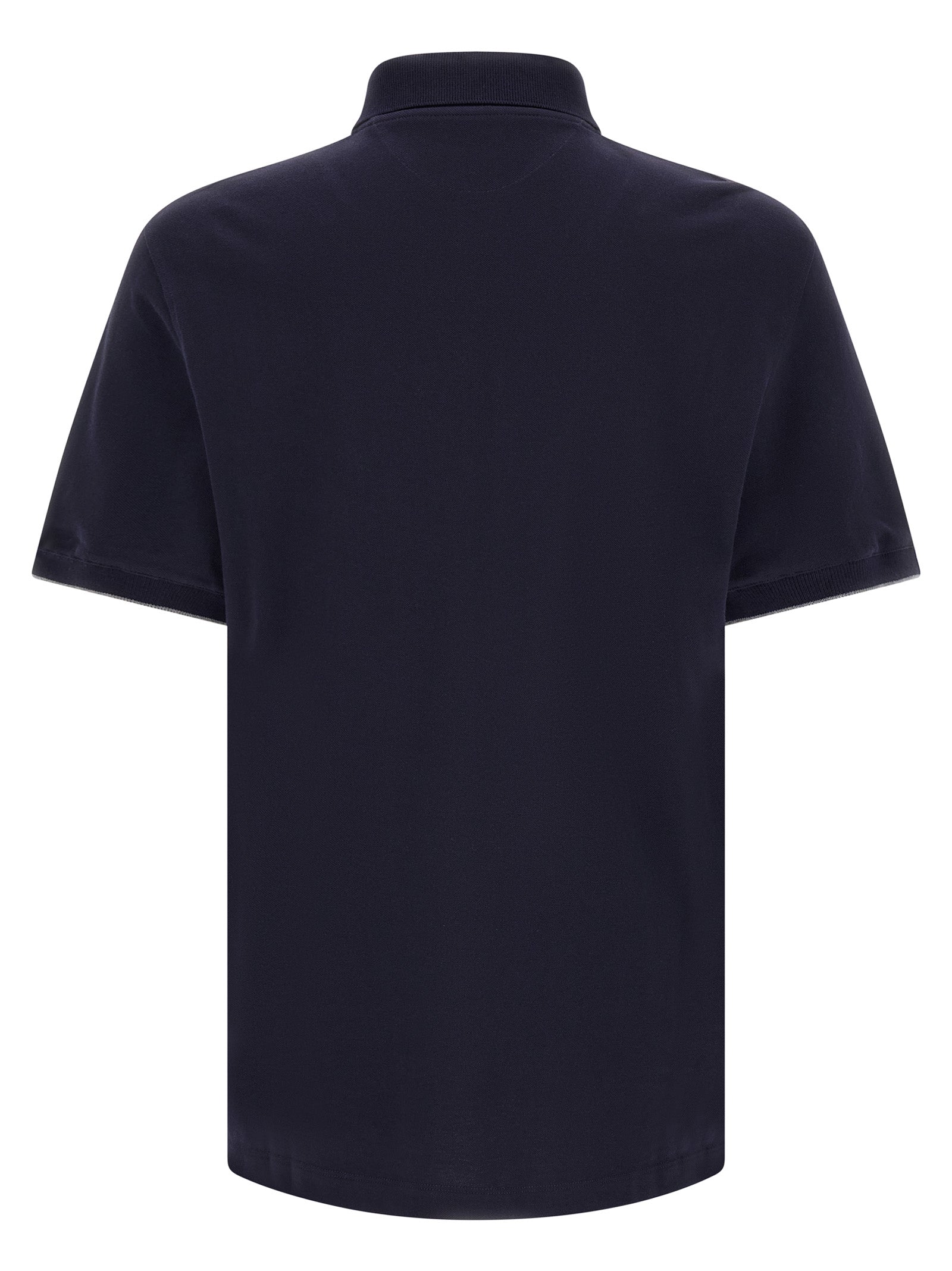 Brunello Cucinelli Logo Piqué Polo Shirt