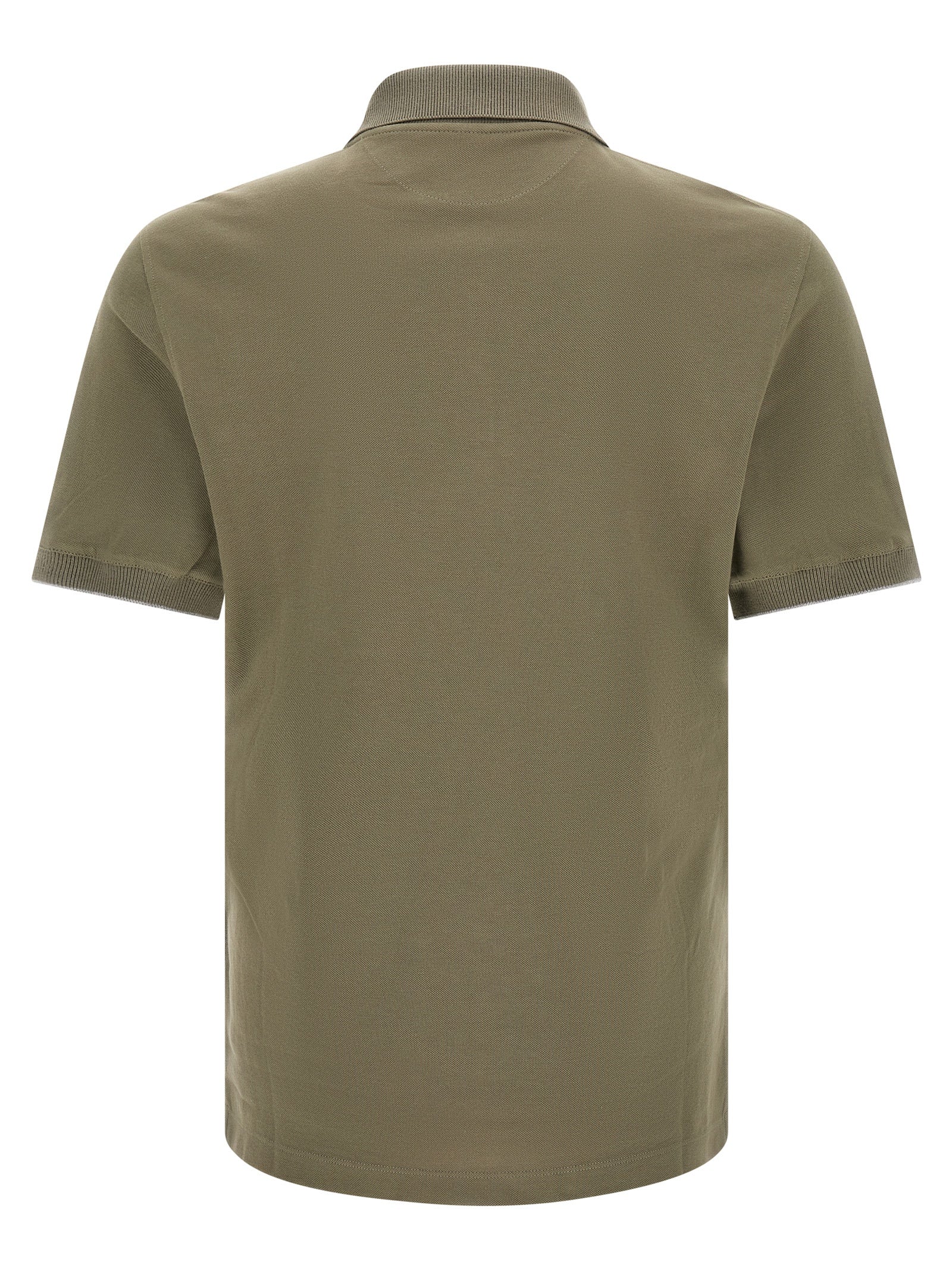 Brunello Cucinelli Logo Piqué Polo Shirt