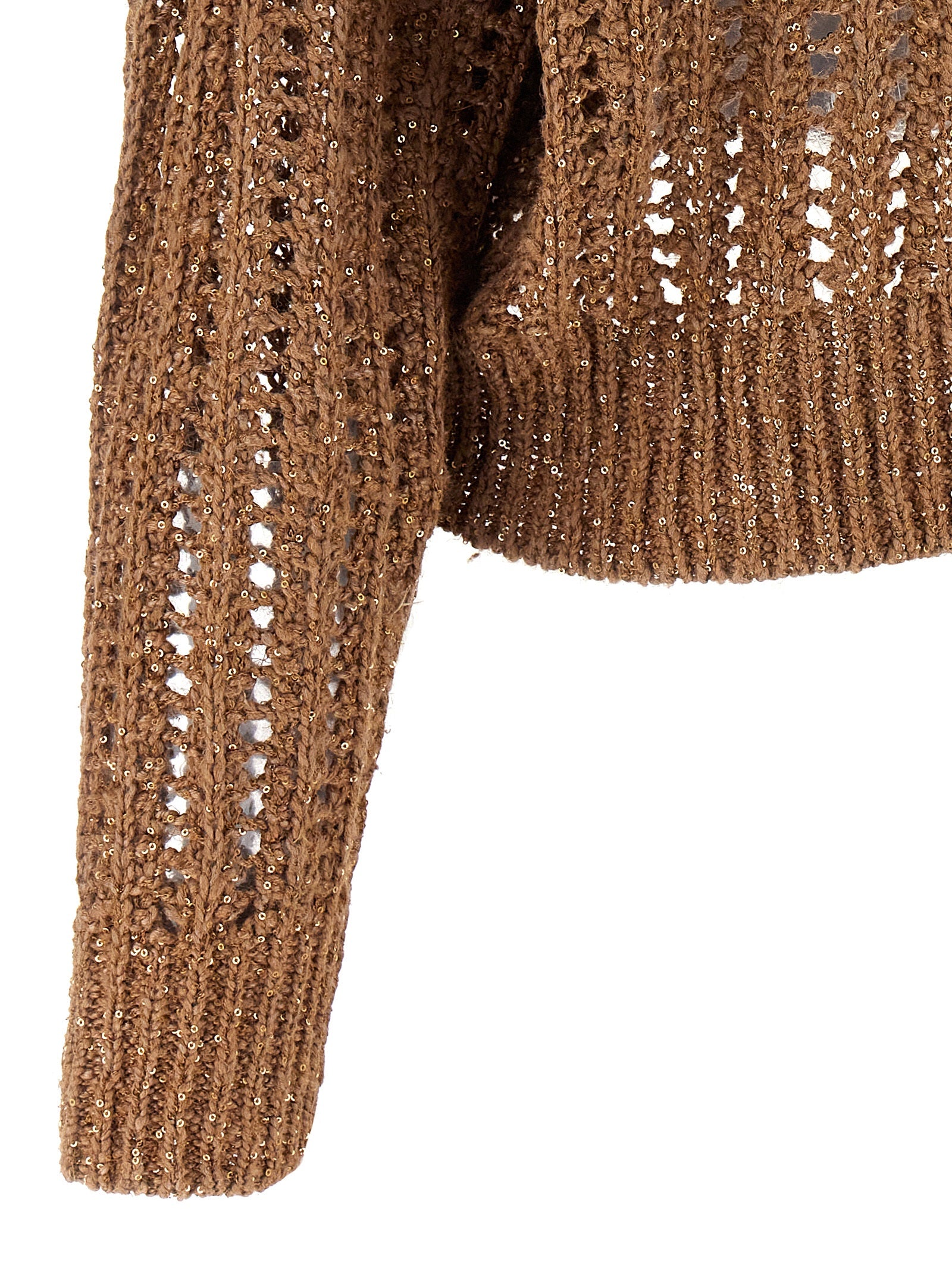 Brunello Cucinelli 'Rustic Dazzling Net' Sweater