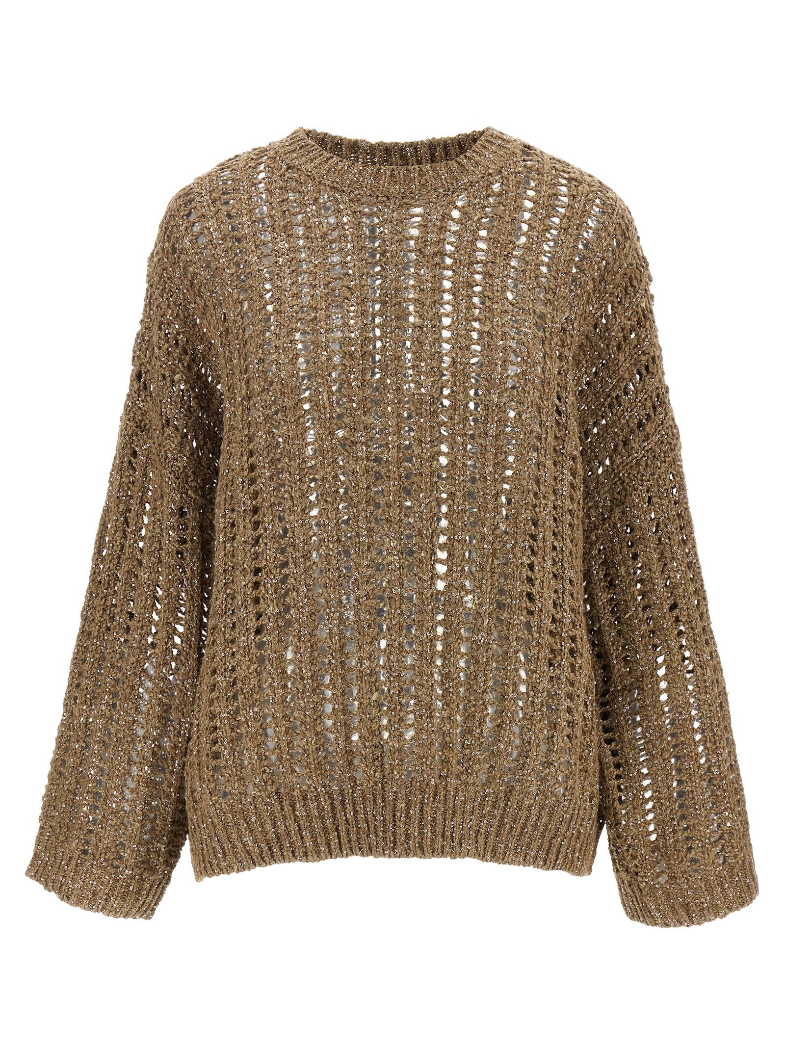 Brunello Cucinelli 'Rustic Dazzling Net' Sweater