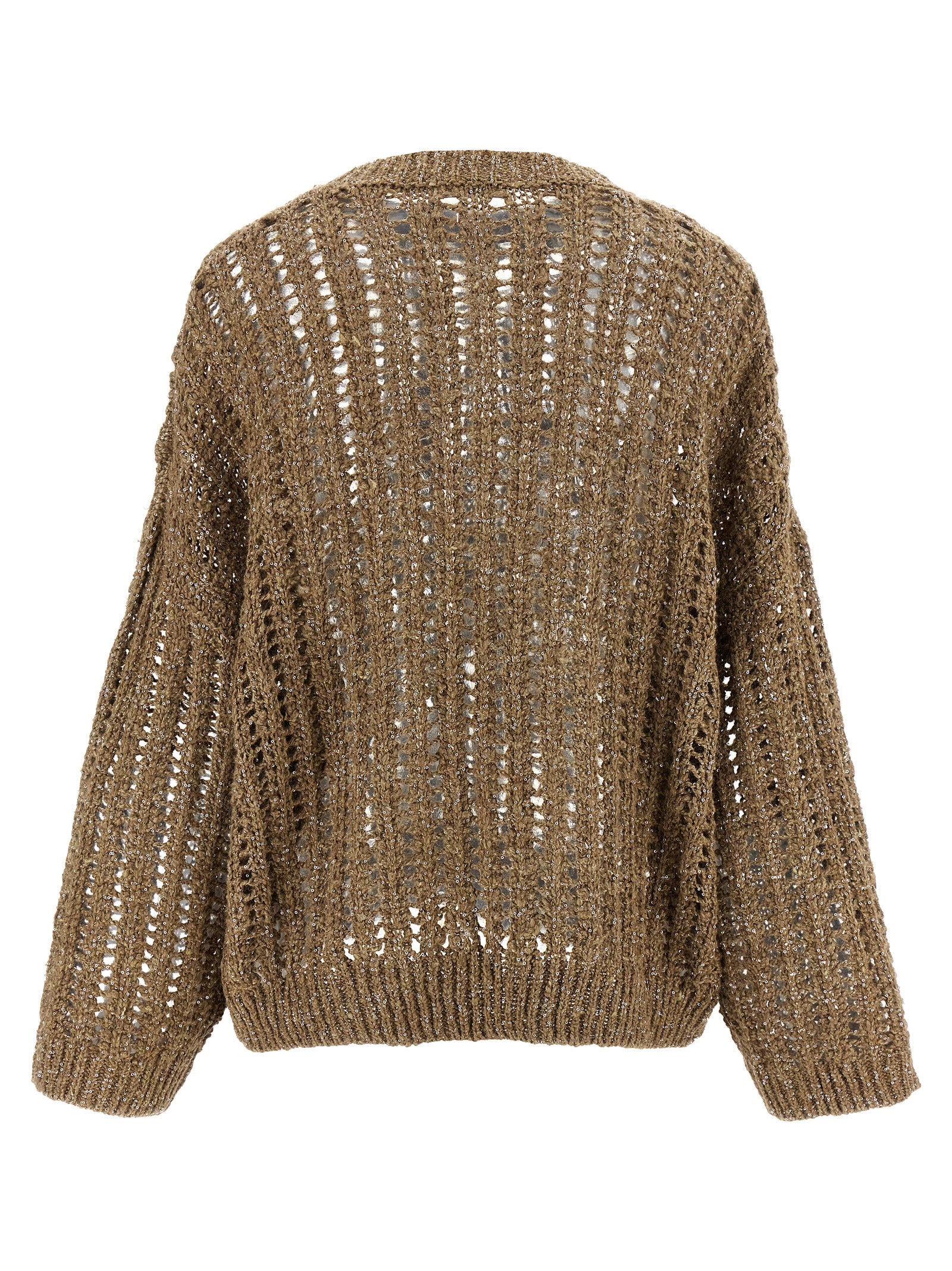 Brunello Cucinelli 'Rustic Dazzling Net' Sweater