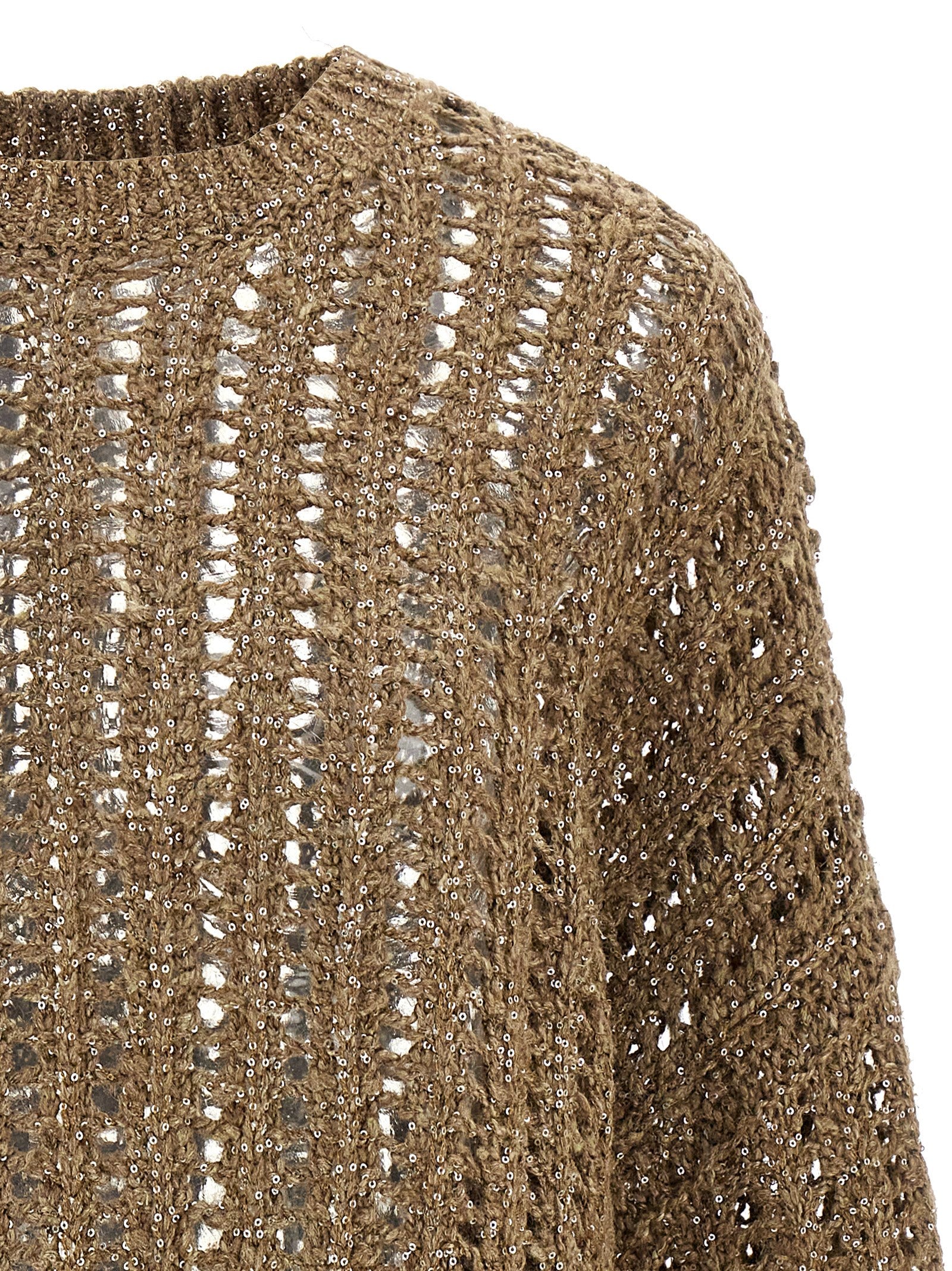 Brunello Cucinelli 'Rustic Dazzling Net' Sweater