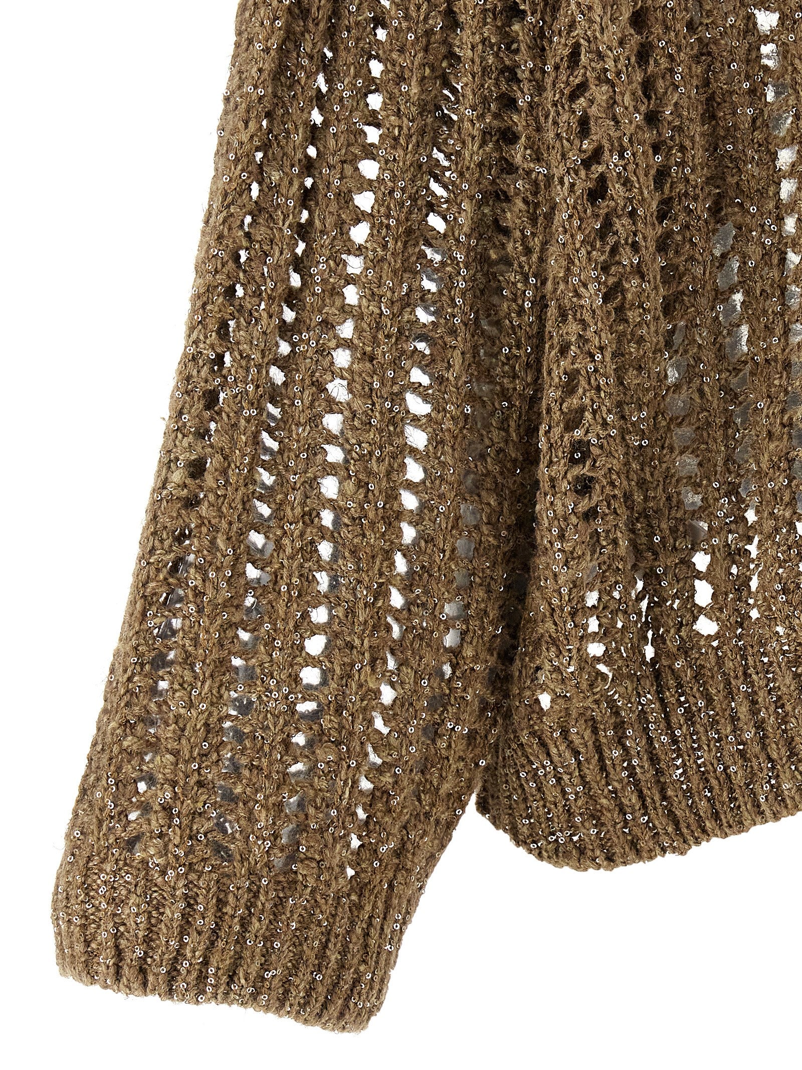 Brunello Cucinelli 'Rustic Dazzling Net' Sweater