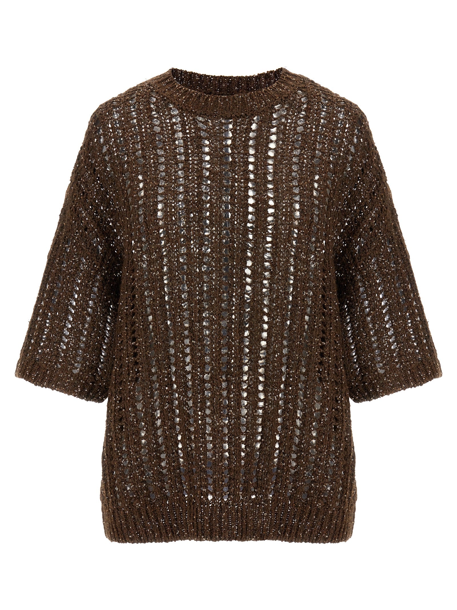 Brunello Cucinelli 'Rustic Dazzling Net' Jersey