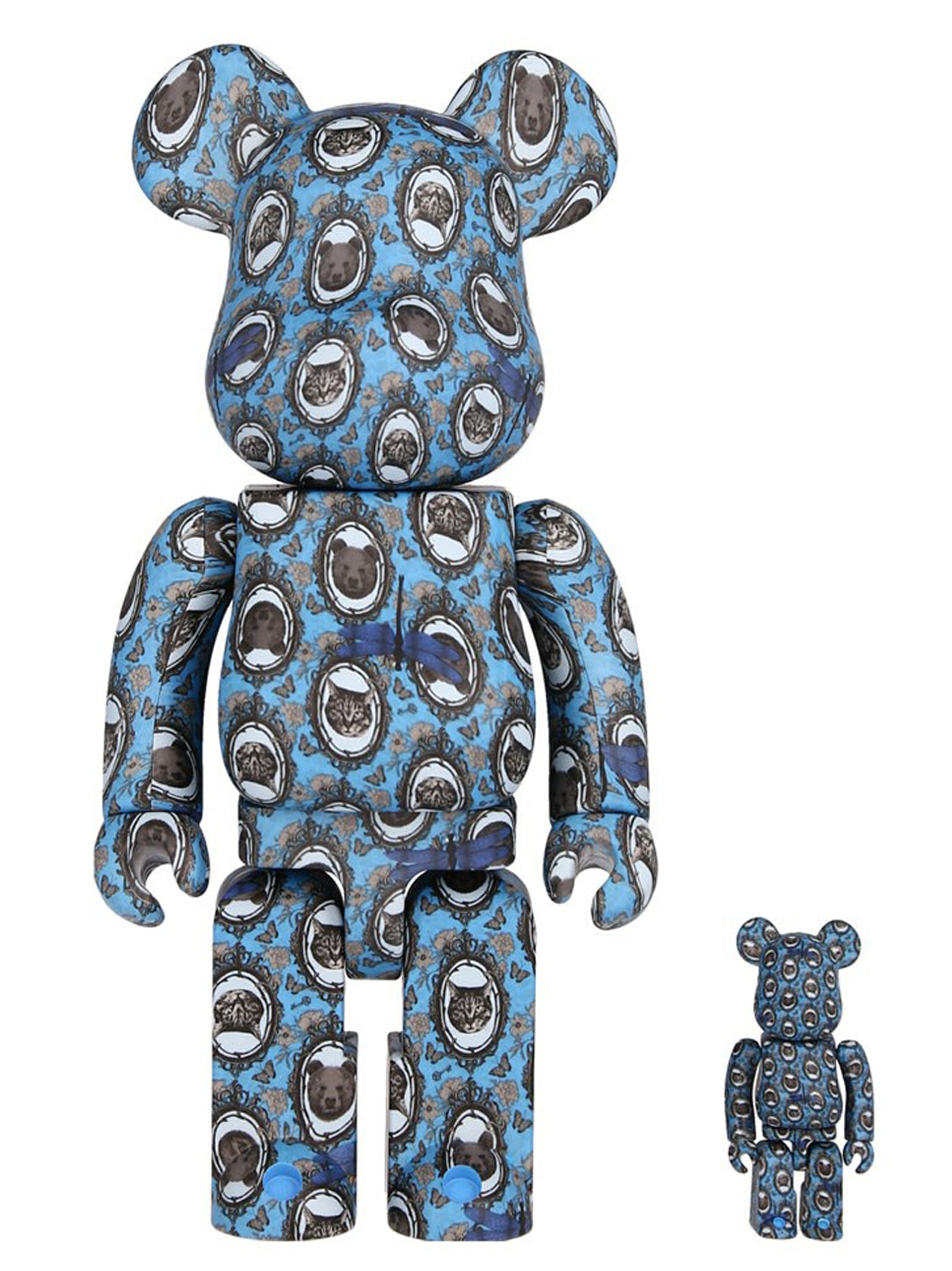 Medicom Toy Be@Rbrick Robe Japonica Mirror 100% & 400%