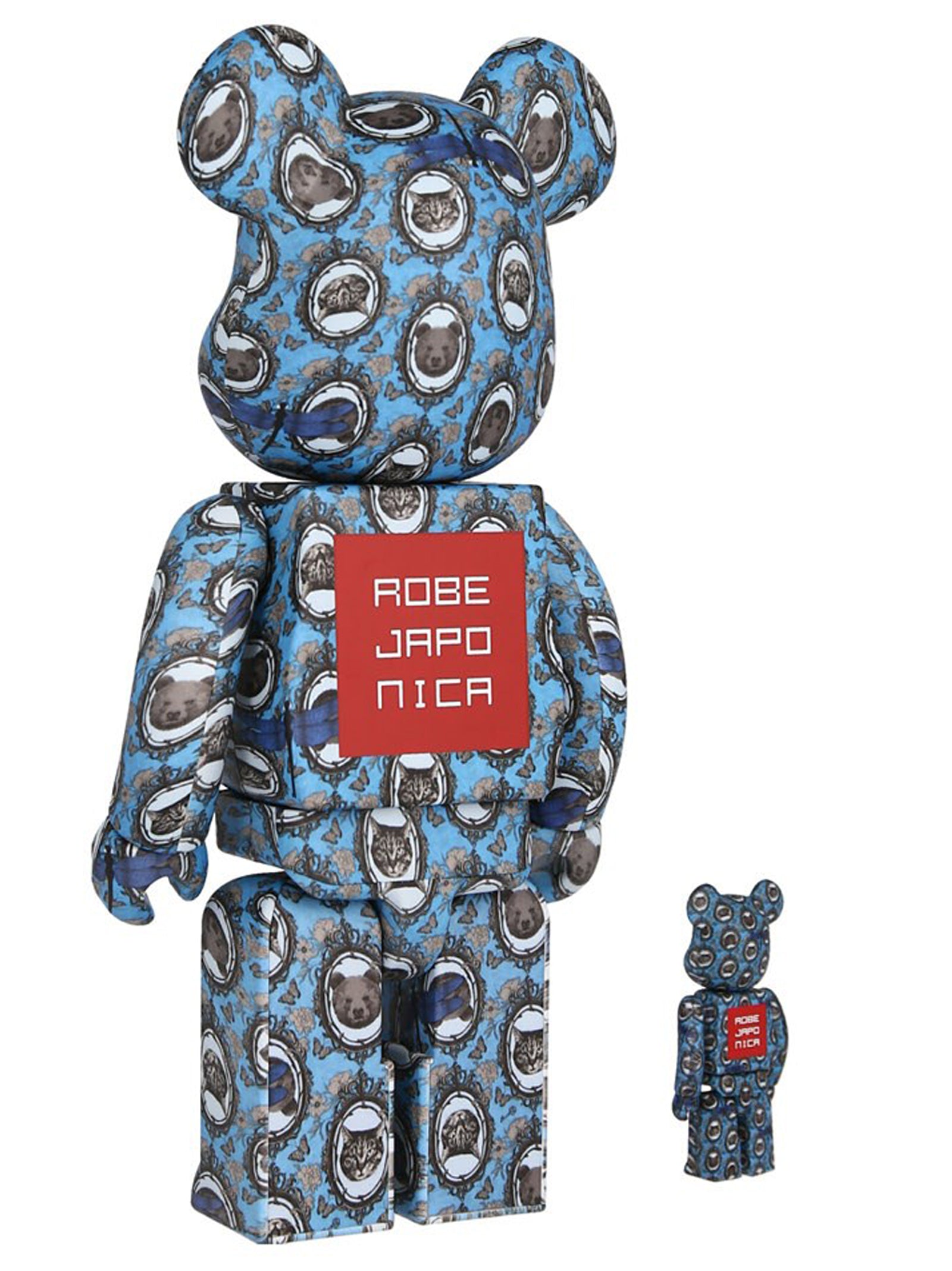 Medicom Toy Be@Rbrick Robe Japonica Mirror 100% & 400%