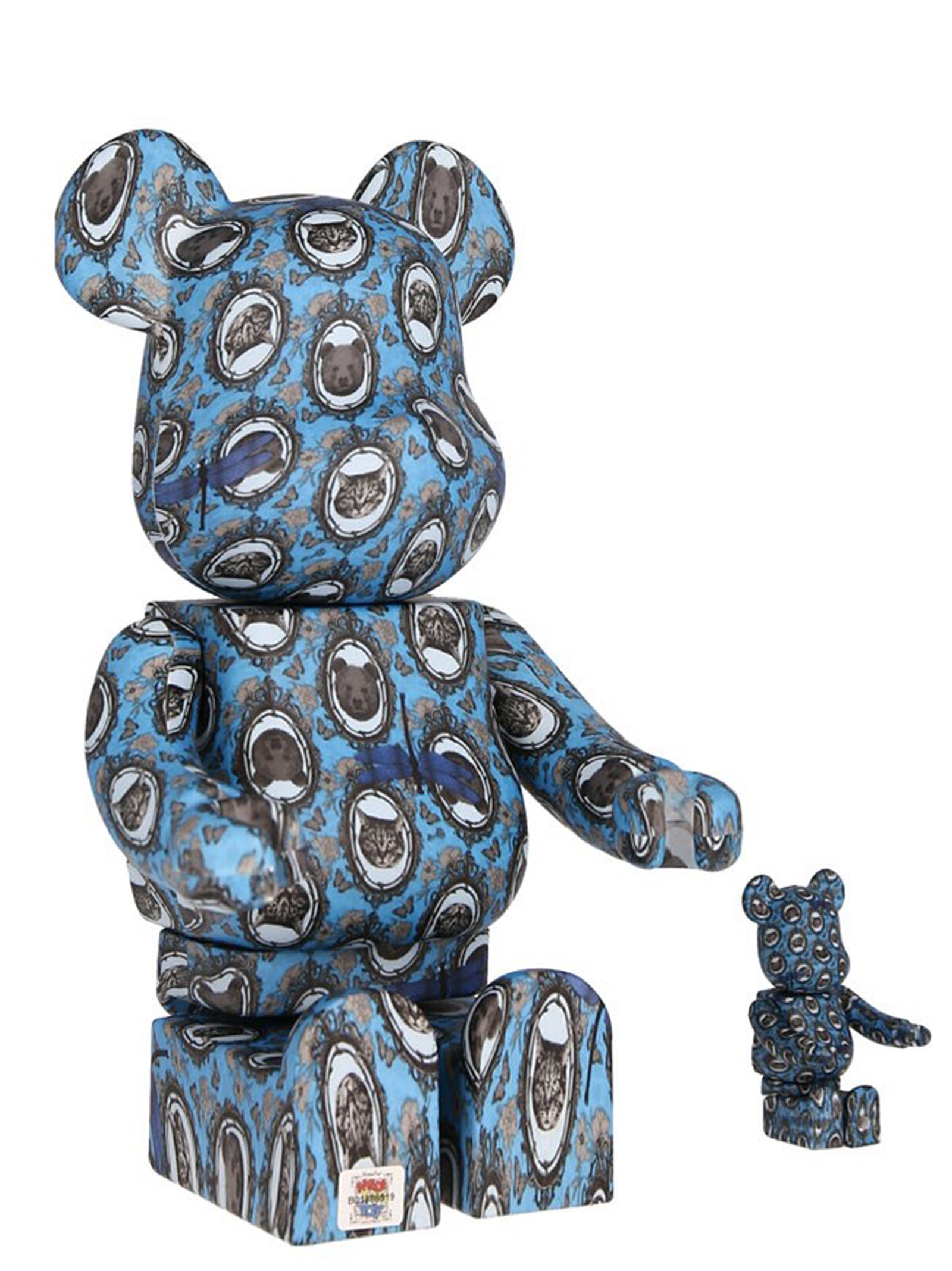 Medicom Toy Be@Rbrick Robe Japonica Mirror 100% & 400%