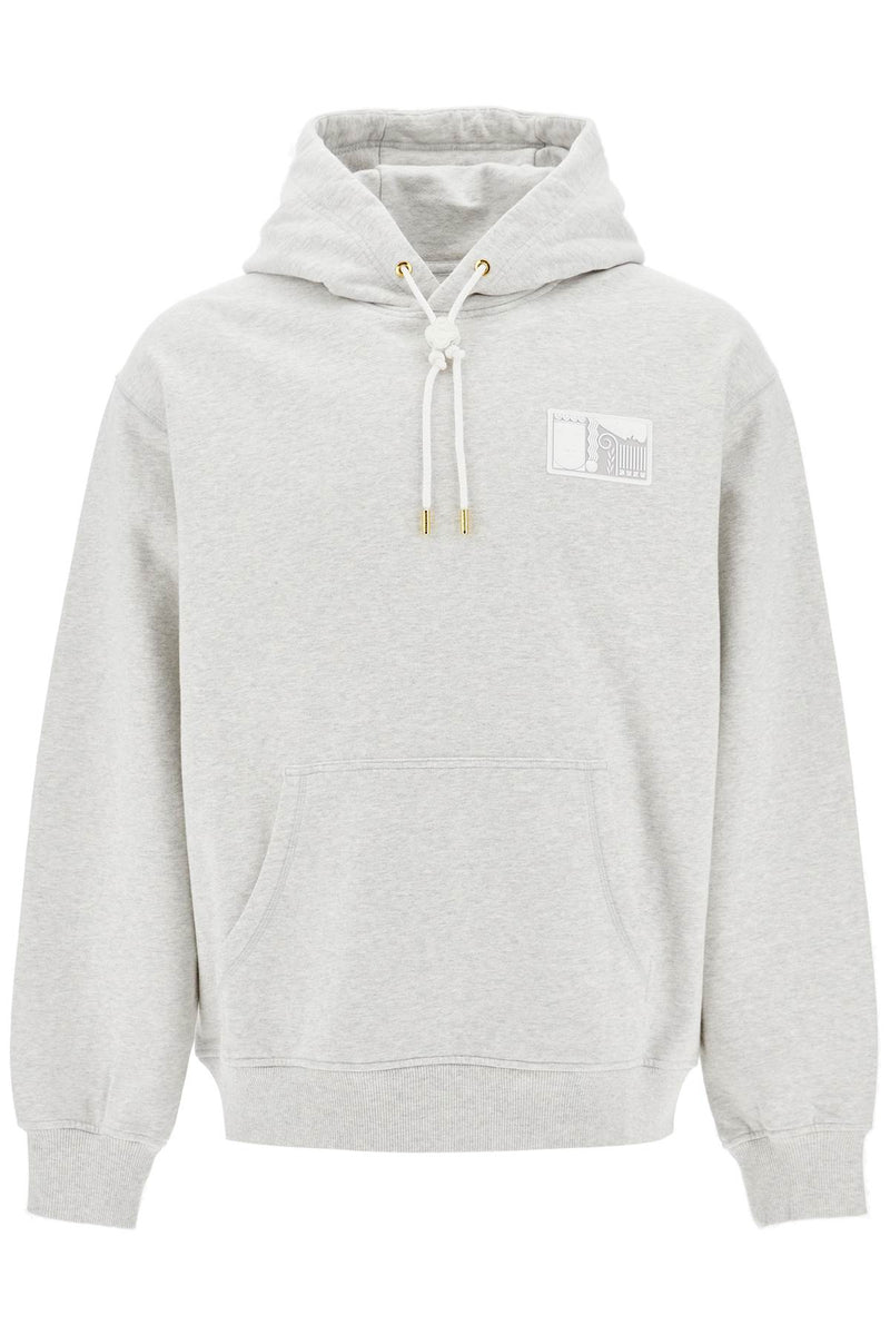 Casablanca Hooded Tennis Statues Sweat Grey