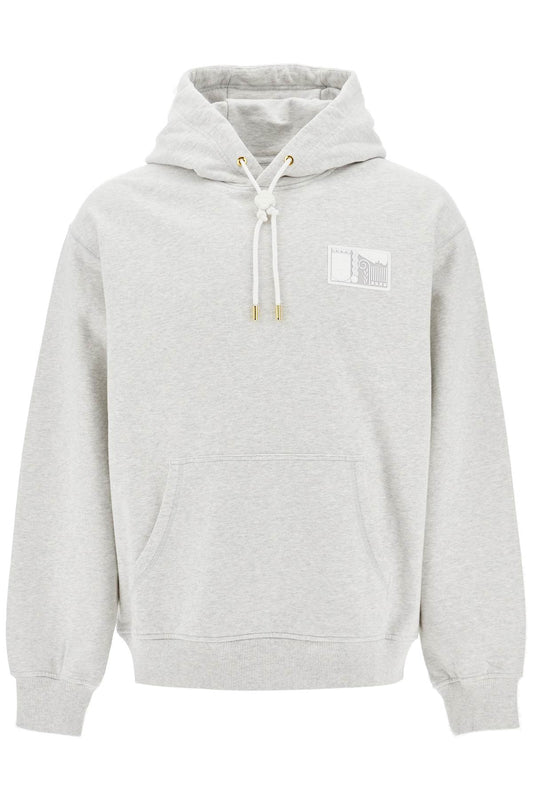 Casablanca Hooded Tennis Statues Sweat Grey