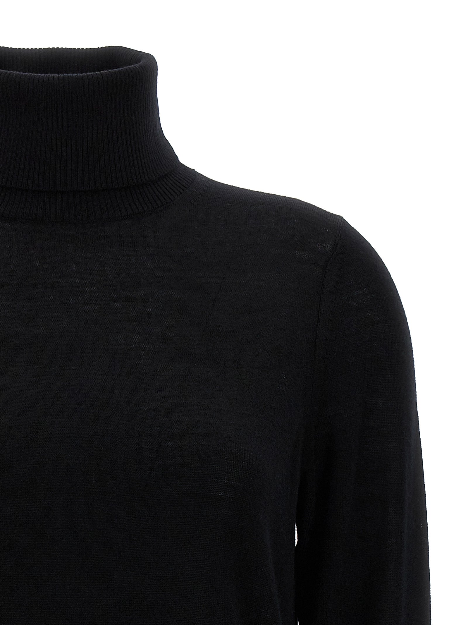 Michael Michael Kors Logo Buttons Turtleneck Sweater