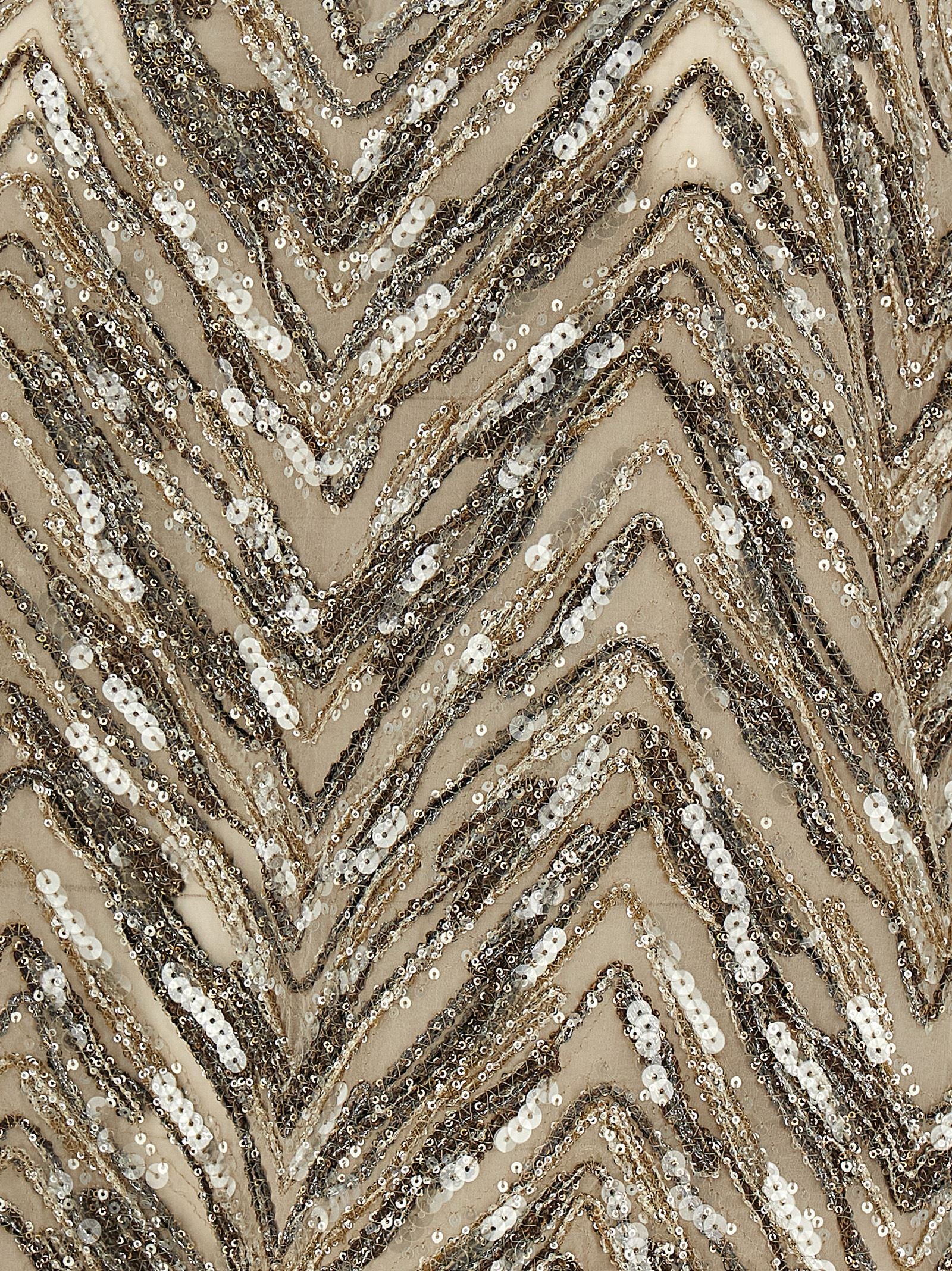 Brunello Cucinelli 'Dazzling Chevron Embroidery' Top