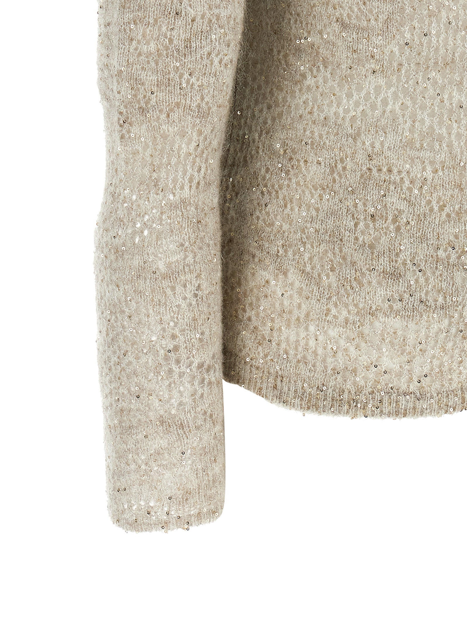 Brunello Cucinelli 'Flower Lace' Sweater