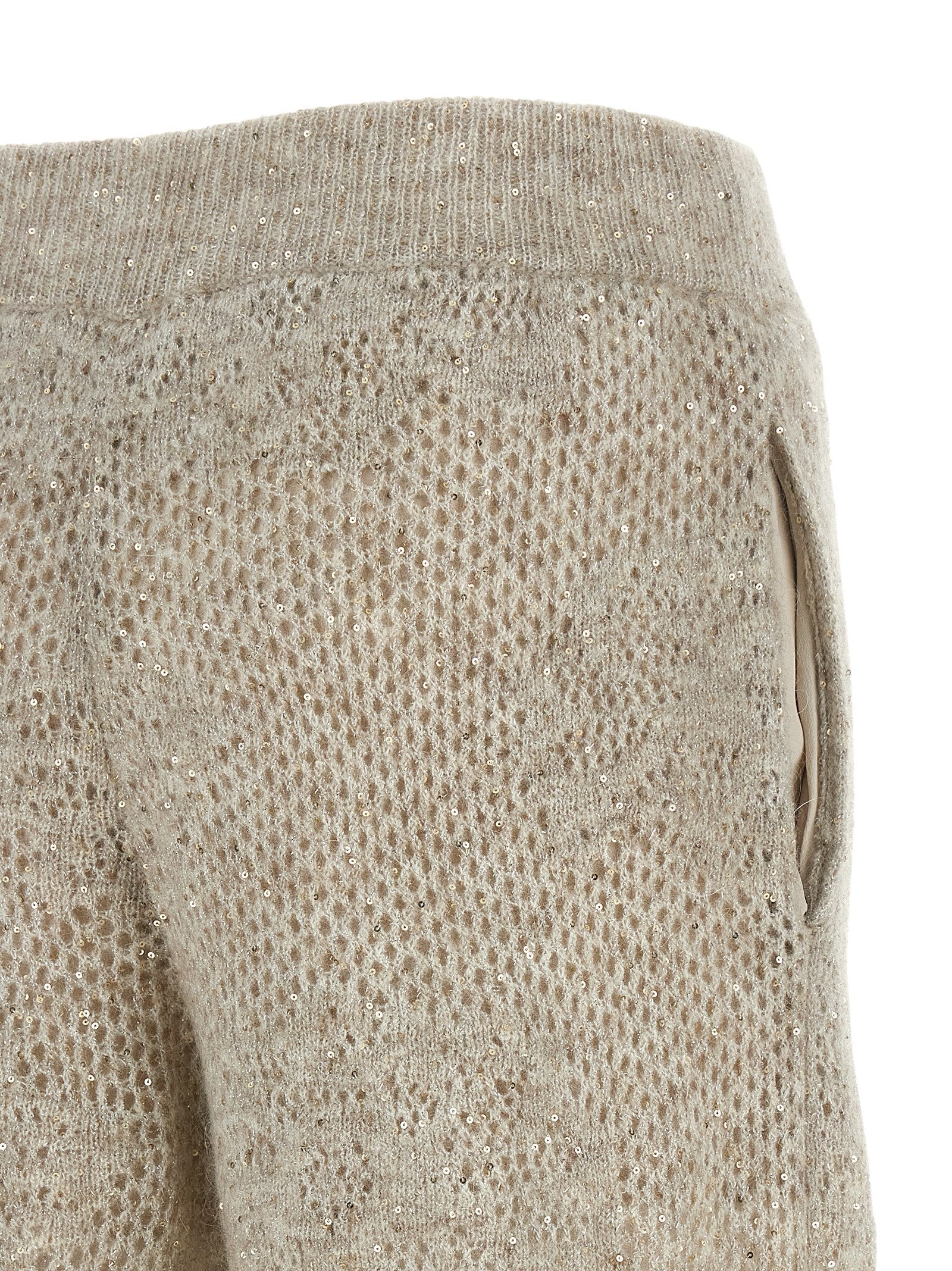 Brunello Cucinelli 'Dazzling Abstact Leaf' Pants