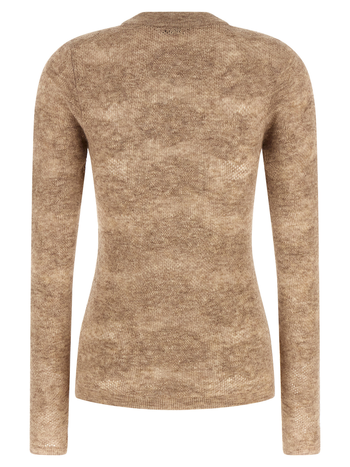 Brunello Cucinelli Beige 'Flower Lace' Sweater