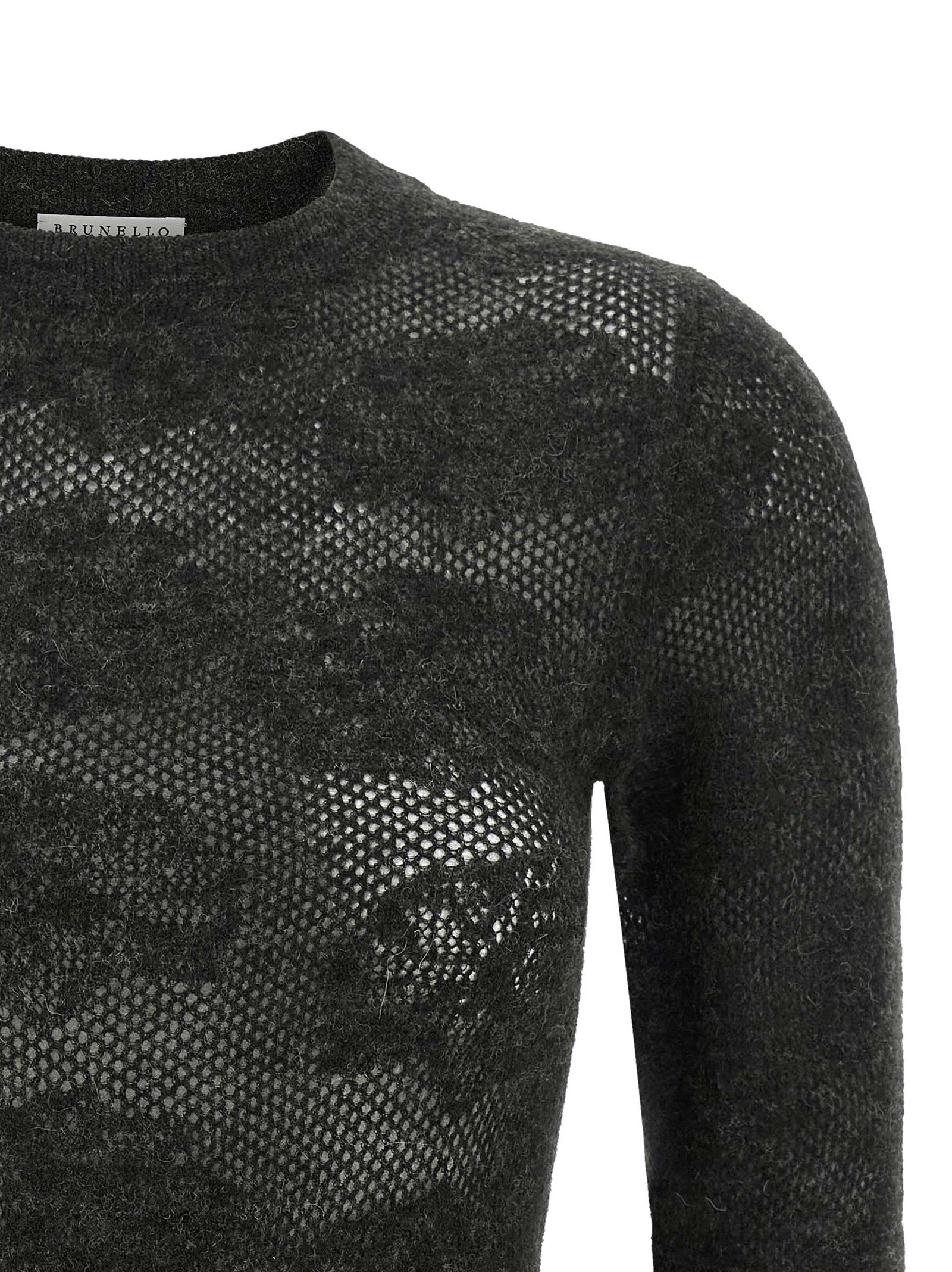 Brunello Cucinelli 'Flower Lace' Sweater