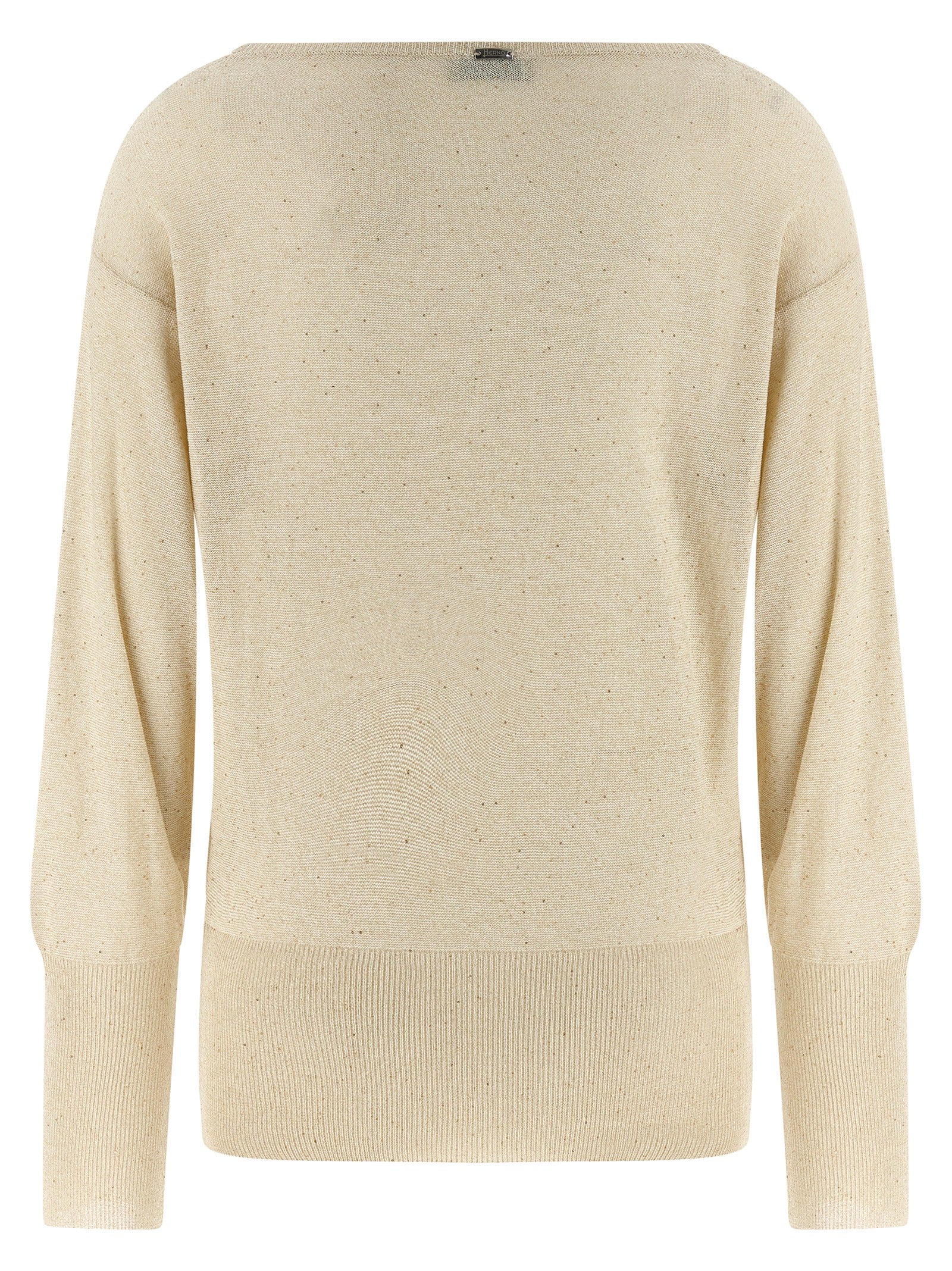 Herno Lamé And Sequin Yarn Sweater