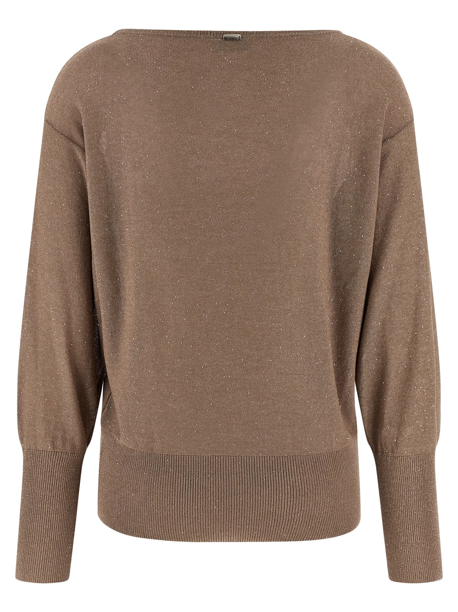 Herno Lamé And Sequin Yarn Sweater