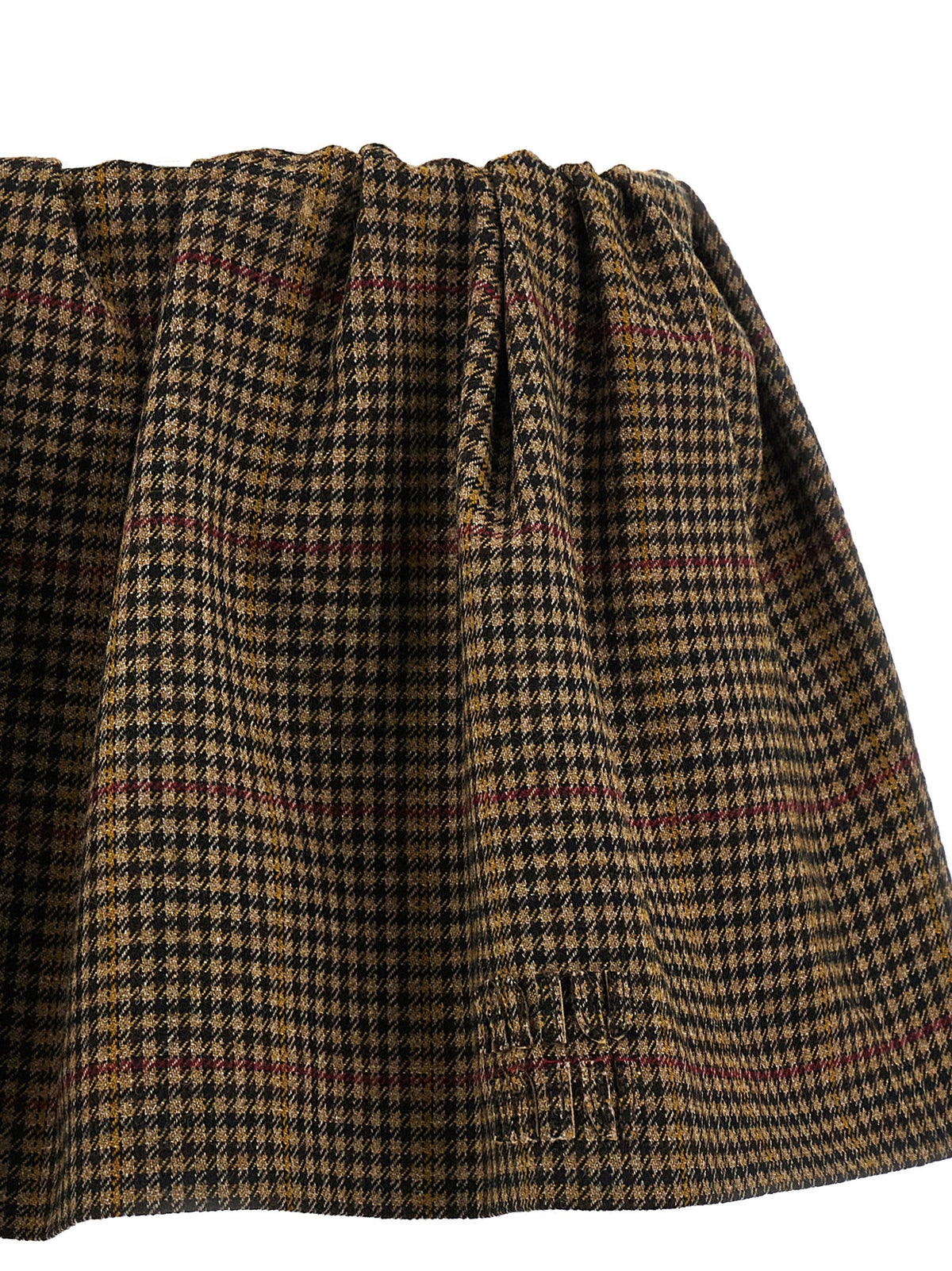 Miu Miu Houndstooth Skirt
