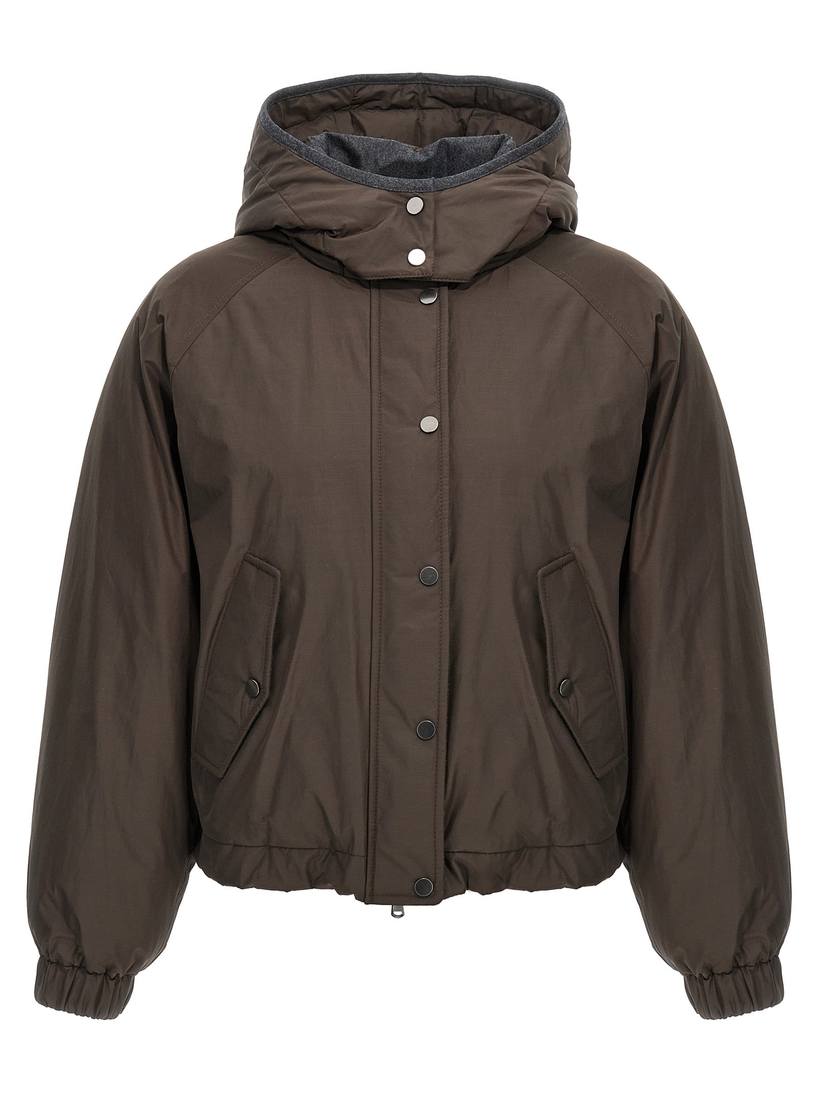 Brunello Cucinelli Cropped Down Jacket