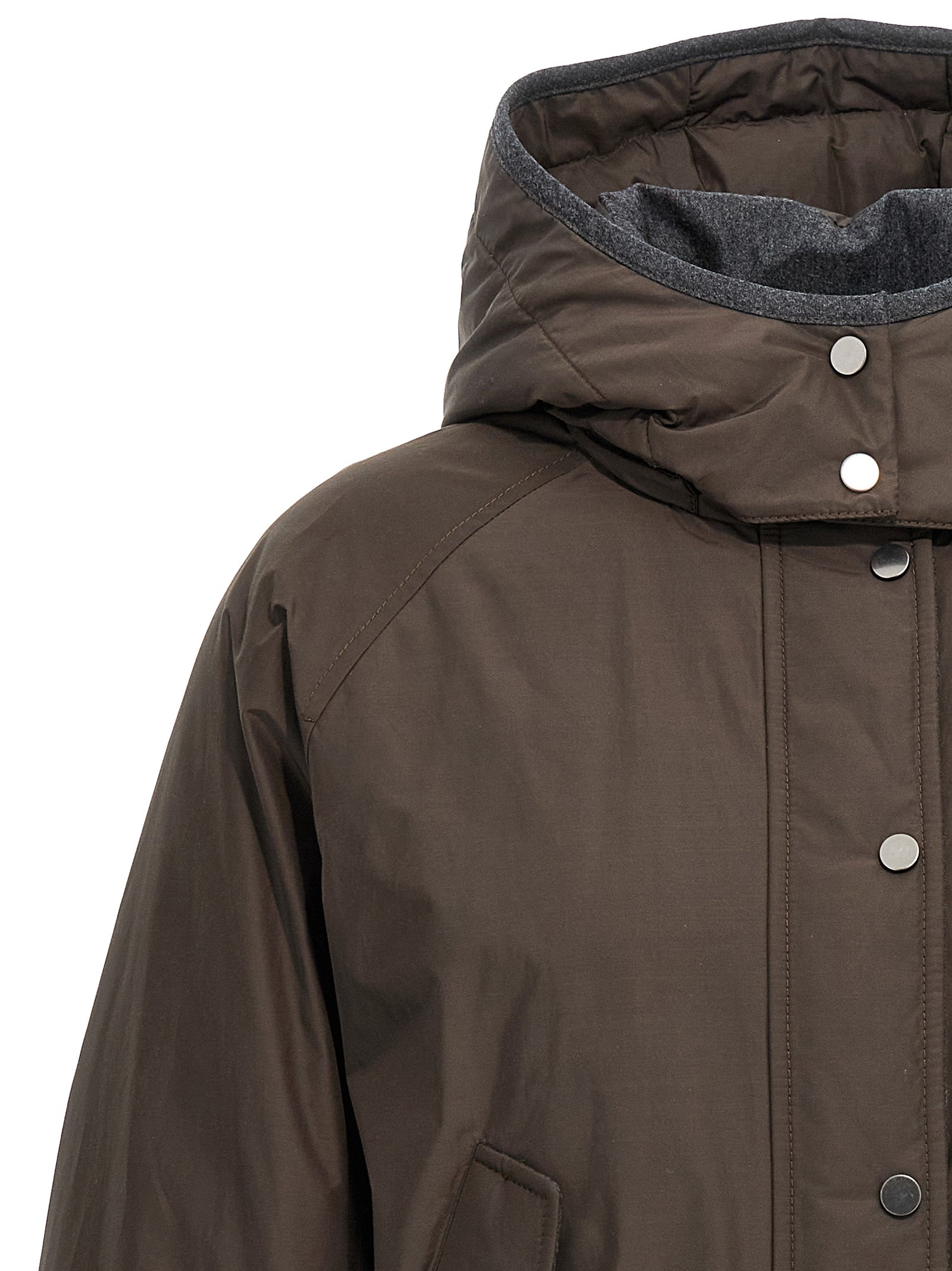 Brunello Cucinelli Cropped Down Jacket