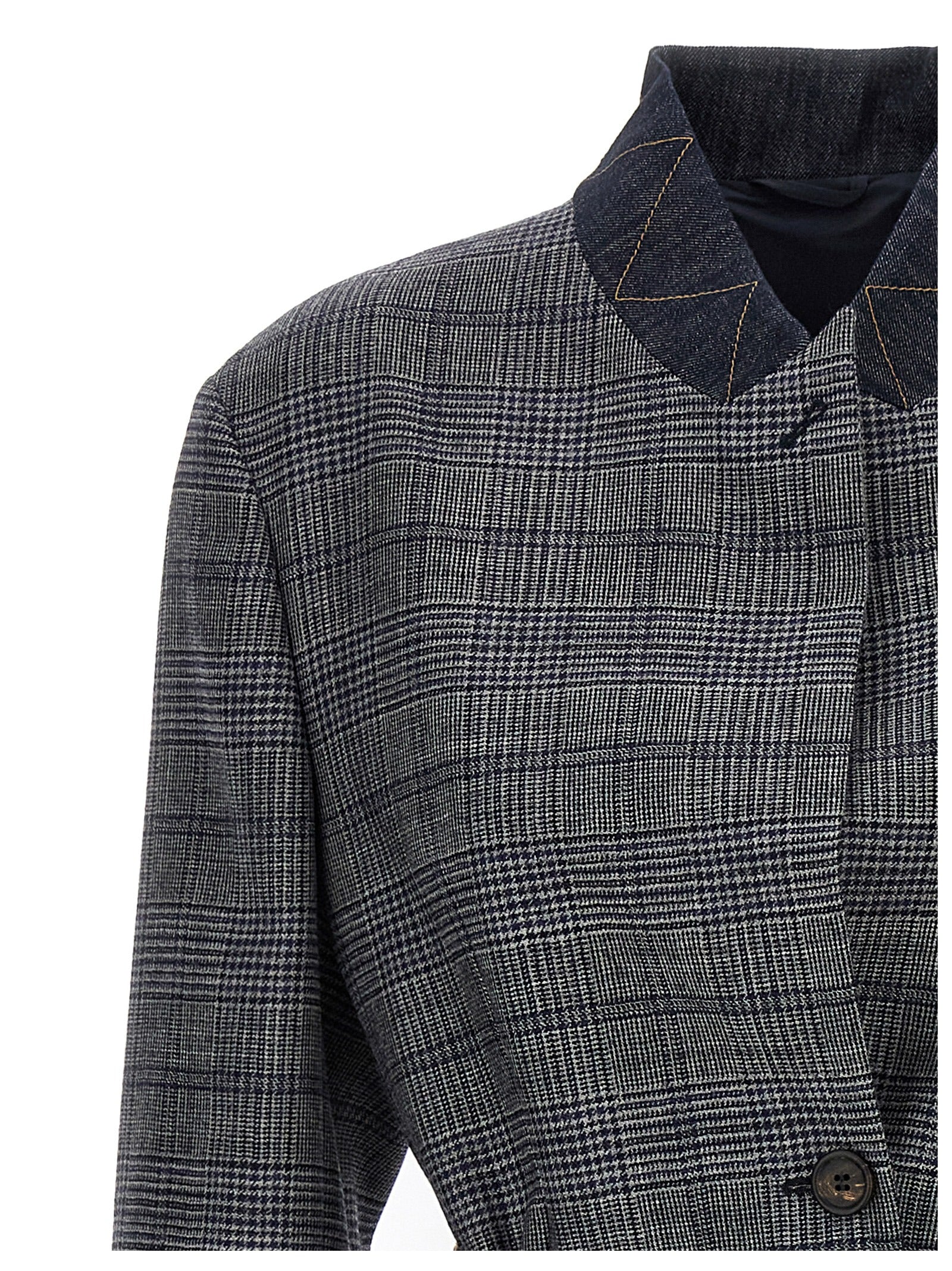 Brunello Cucinelli Monile Houndstooth Blazer