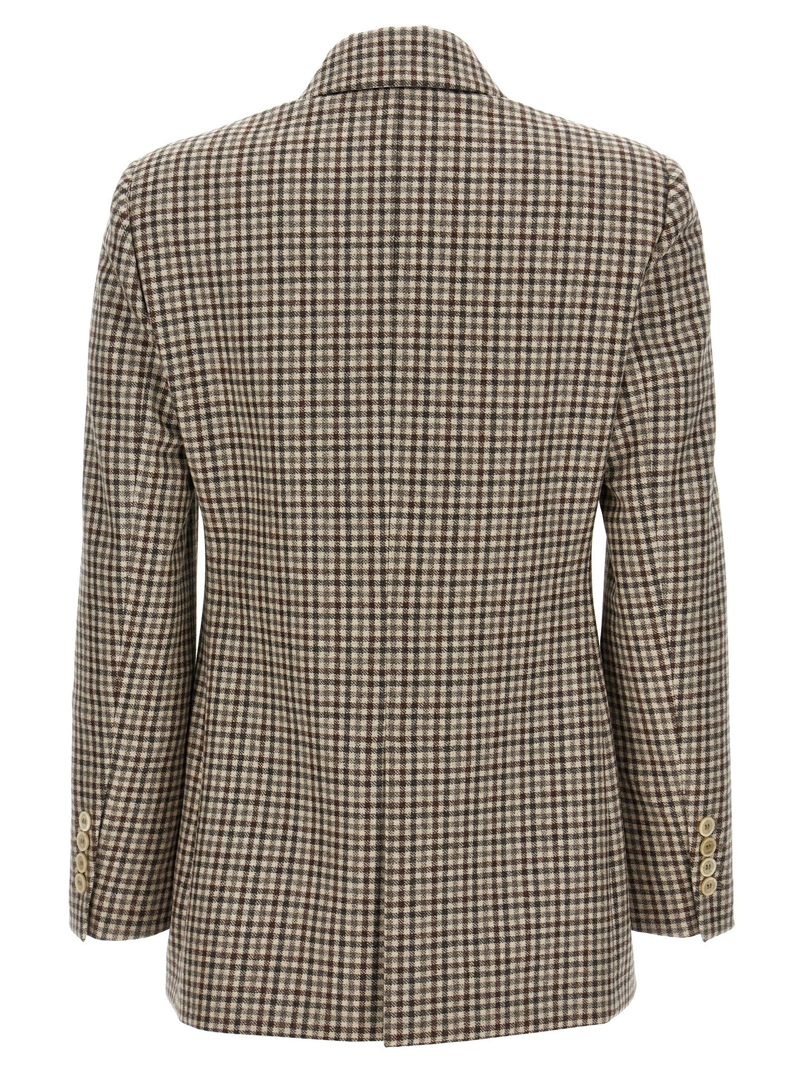 Brunello Cucinelli Blazer Check Monile