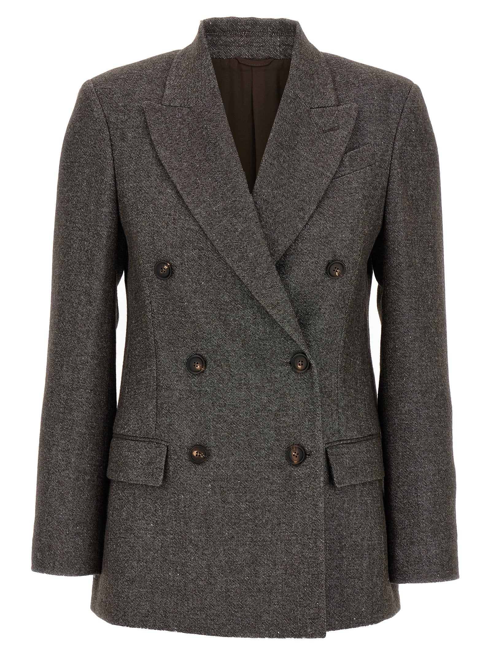 Brunello Cucinelli Blazer Tweed Monile