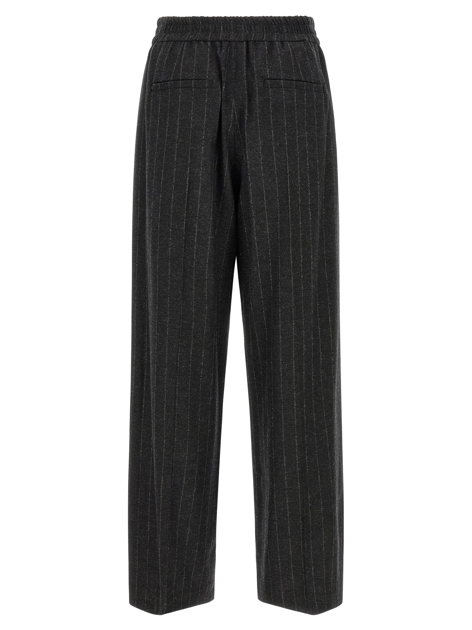 Brunello Cucinelli Micro Sequin Pinstripe Pants