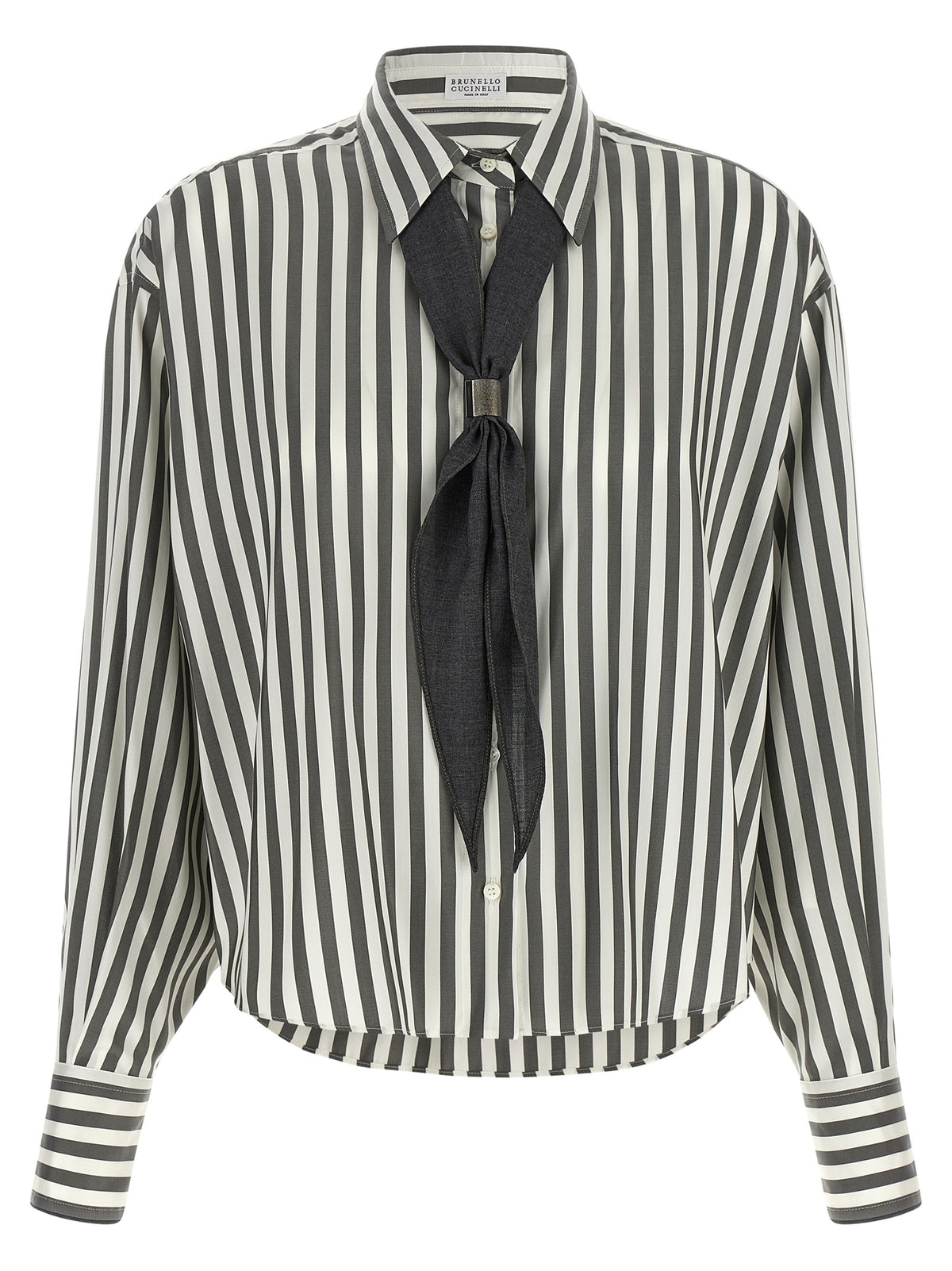 Brunello Cucinelli Shirt With Scarf