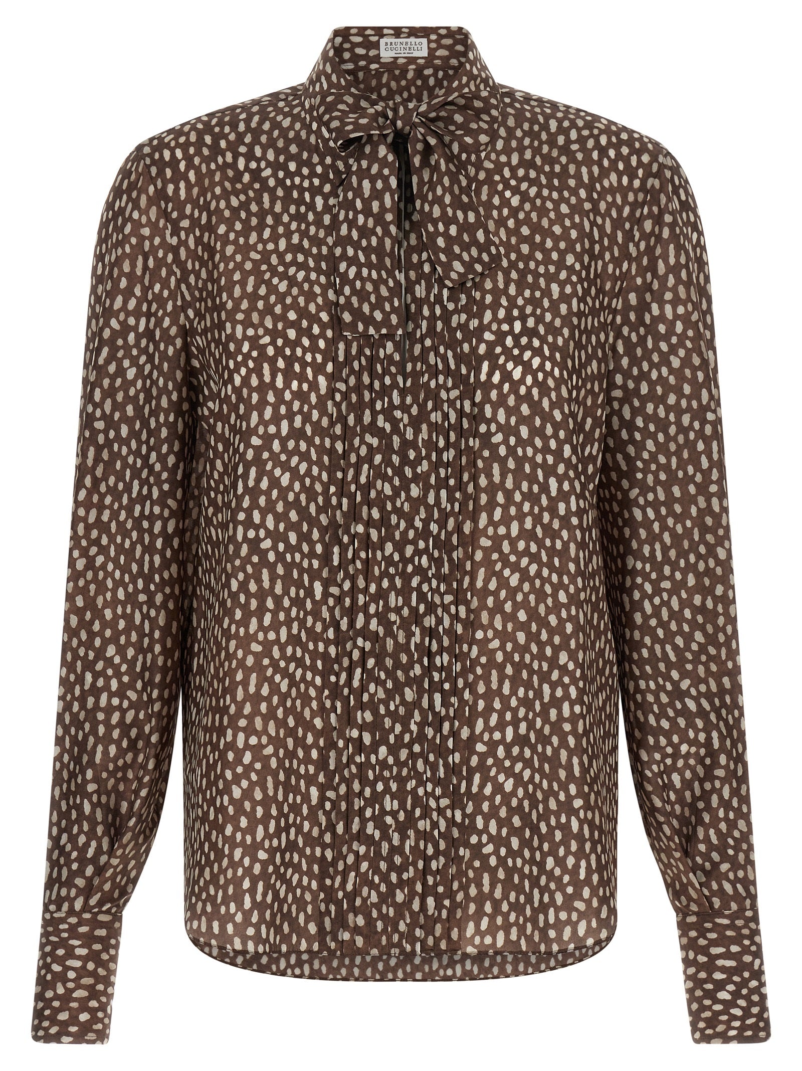 Brunello Cucinelli Lavallière Collar Shirt