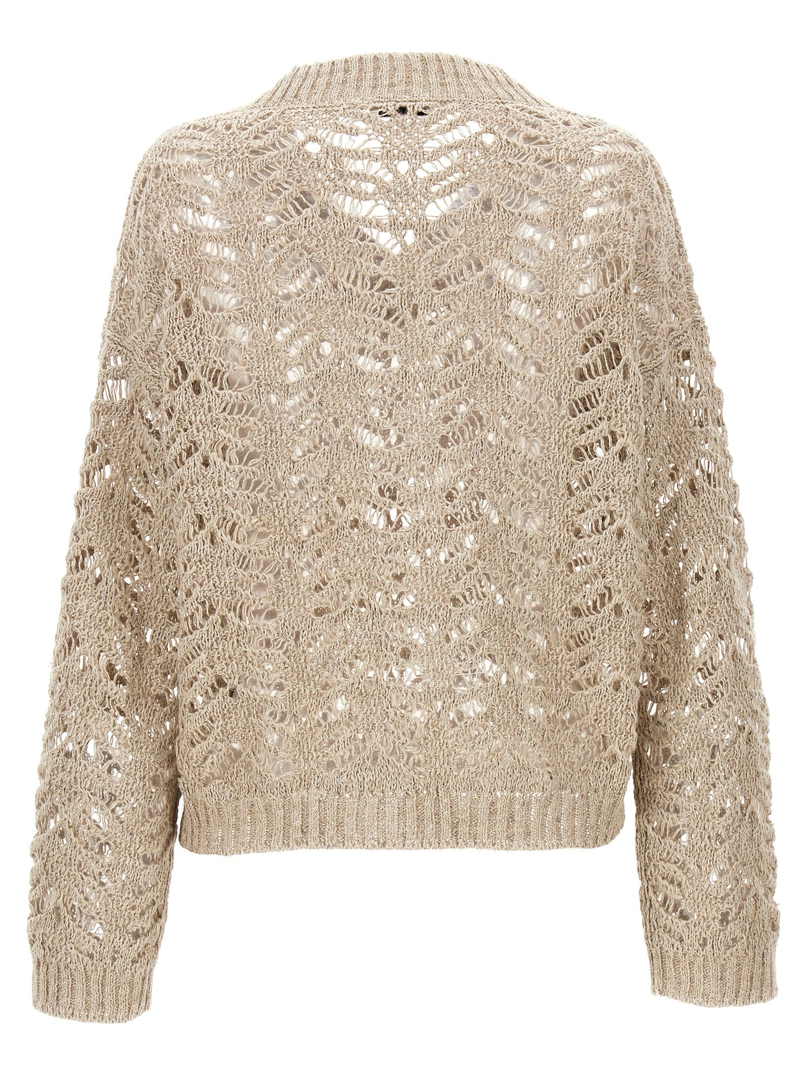 Brunello Cucinelli 'Rustic Dazzling Net' Sweater