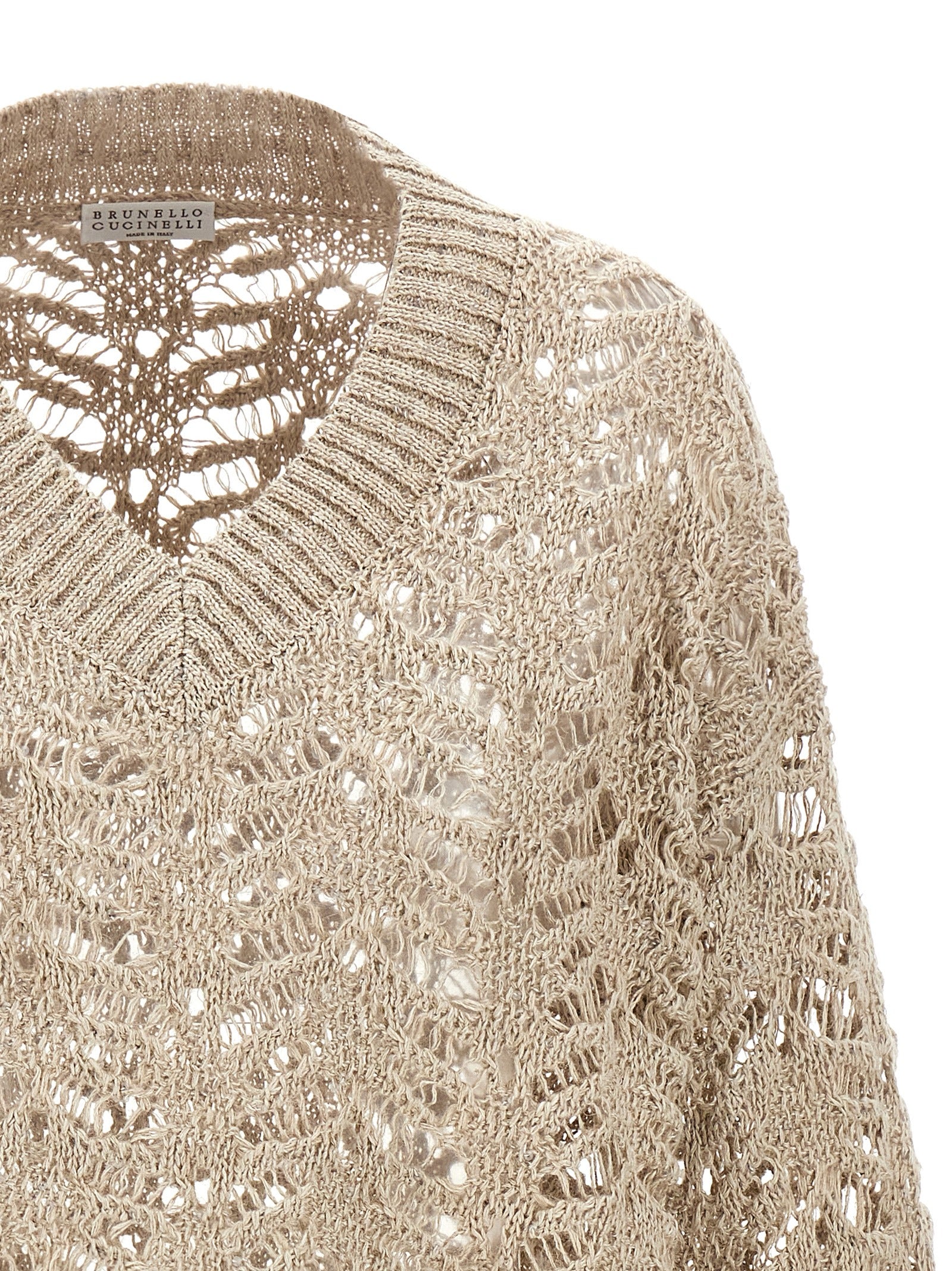 Brunello Cucinelli 'Rustic Dazzling Net' Sweater