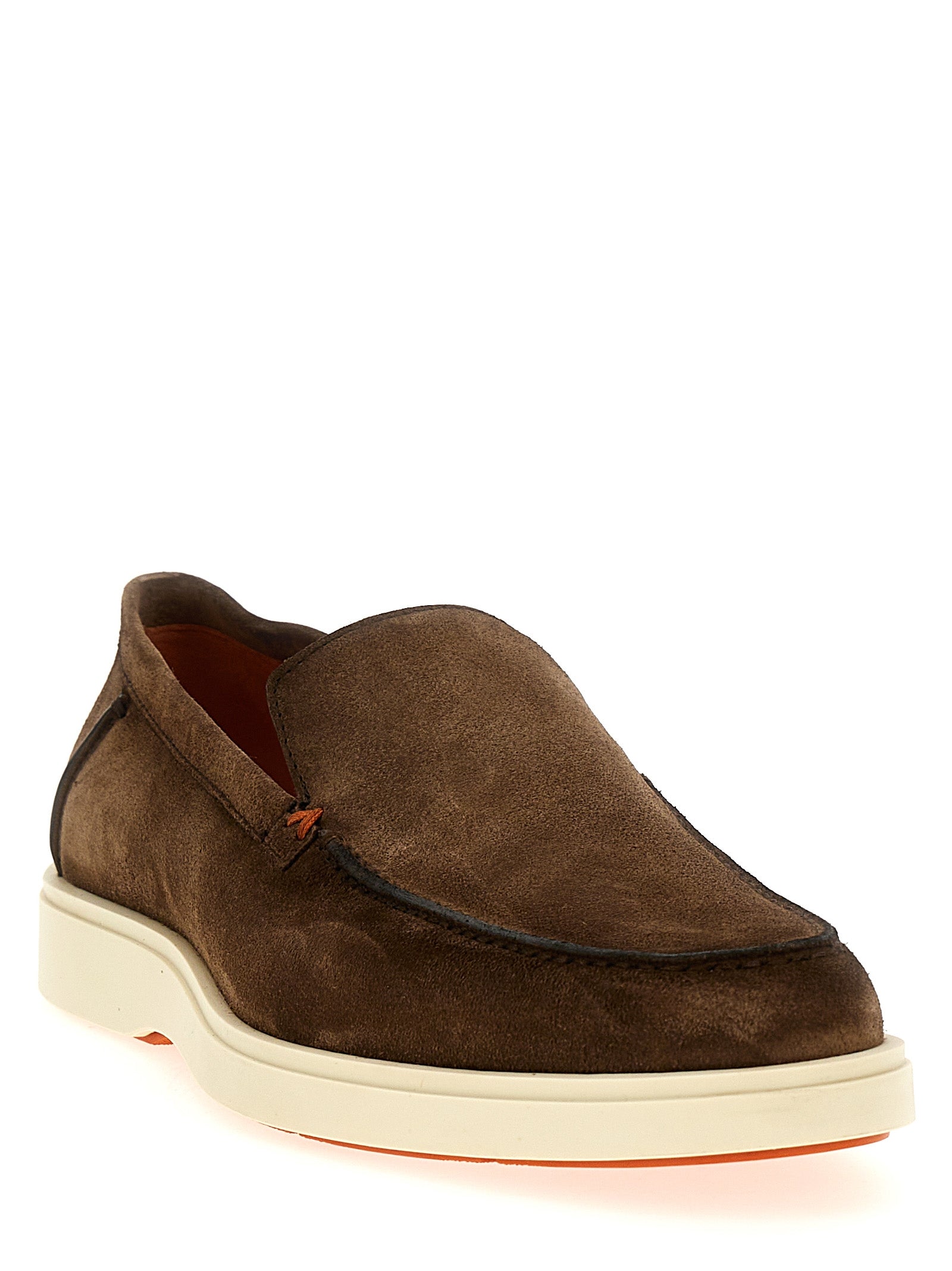 Santoni Suede Loafers